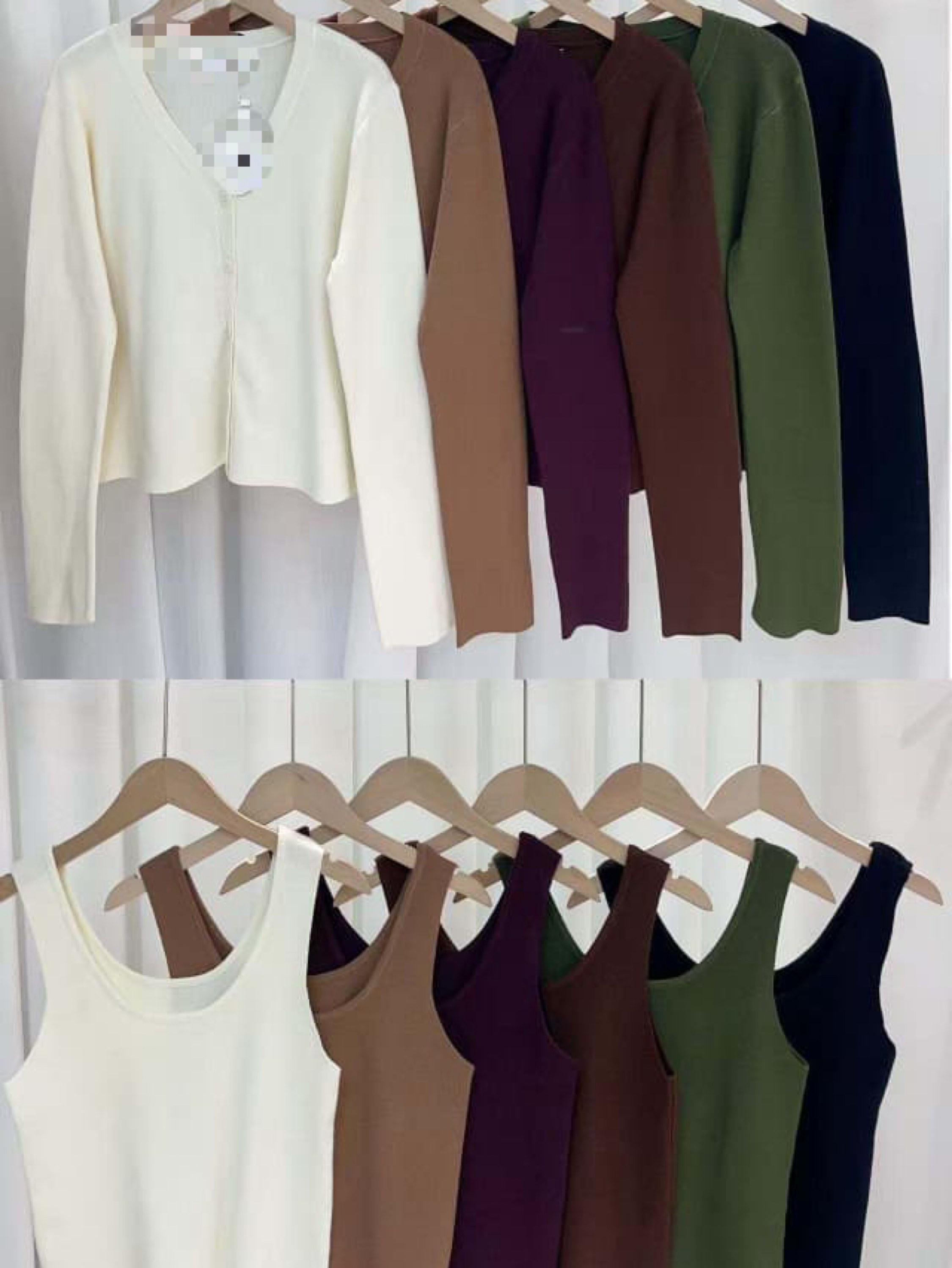 Conjunto de modal regata de alça larga importado