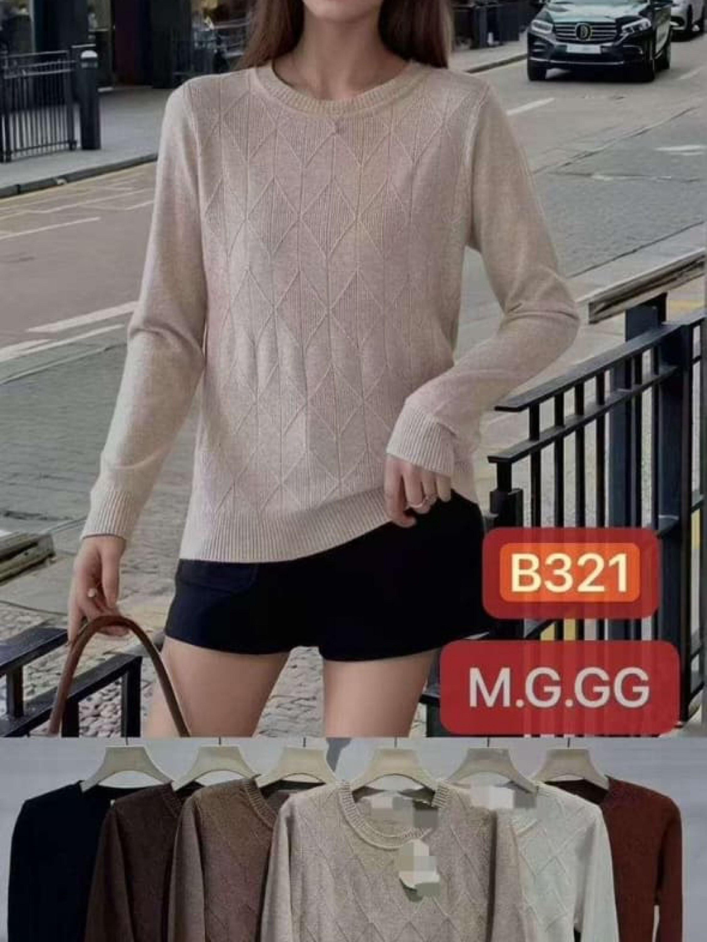 Blusa de modal básica importado