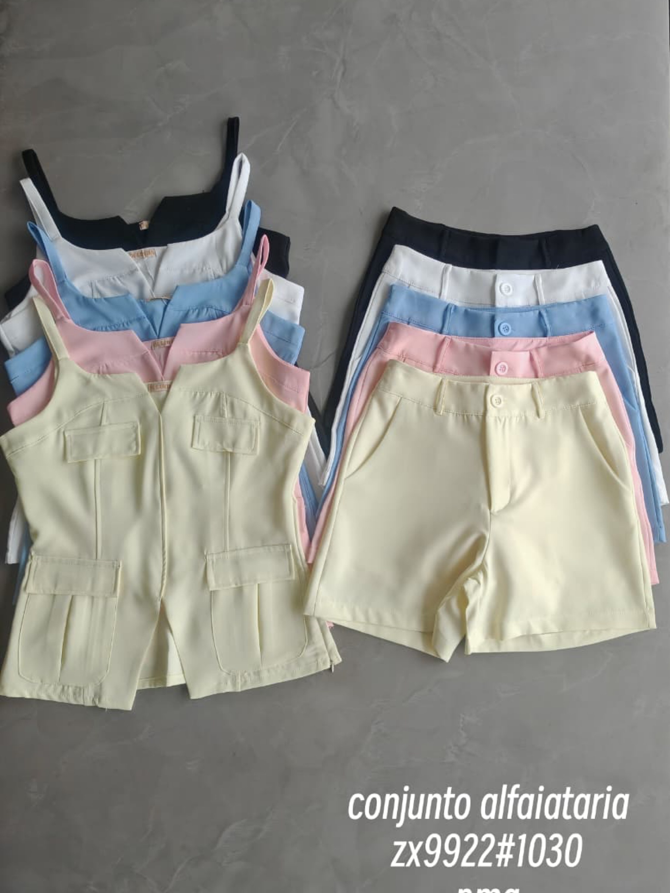 Conjunto alfaiataria de short