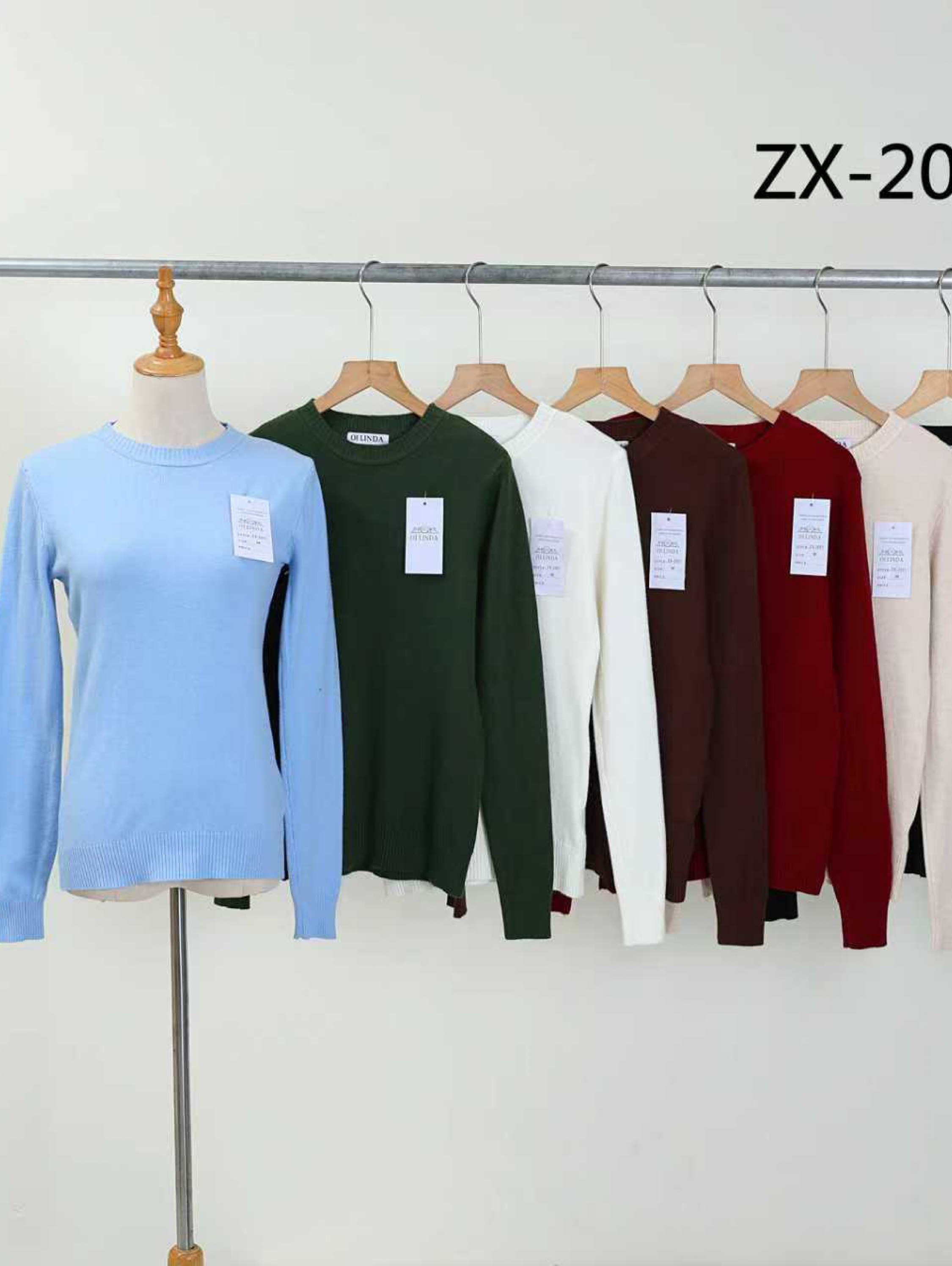 Blusa de modal basica colar redondo importado