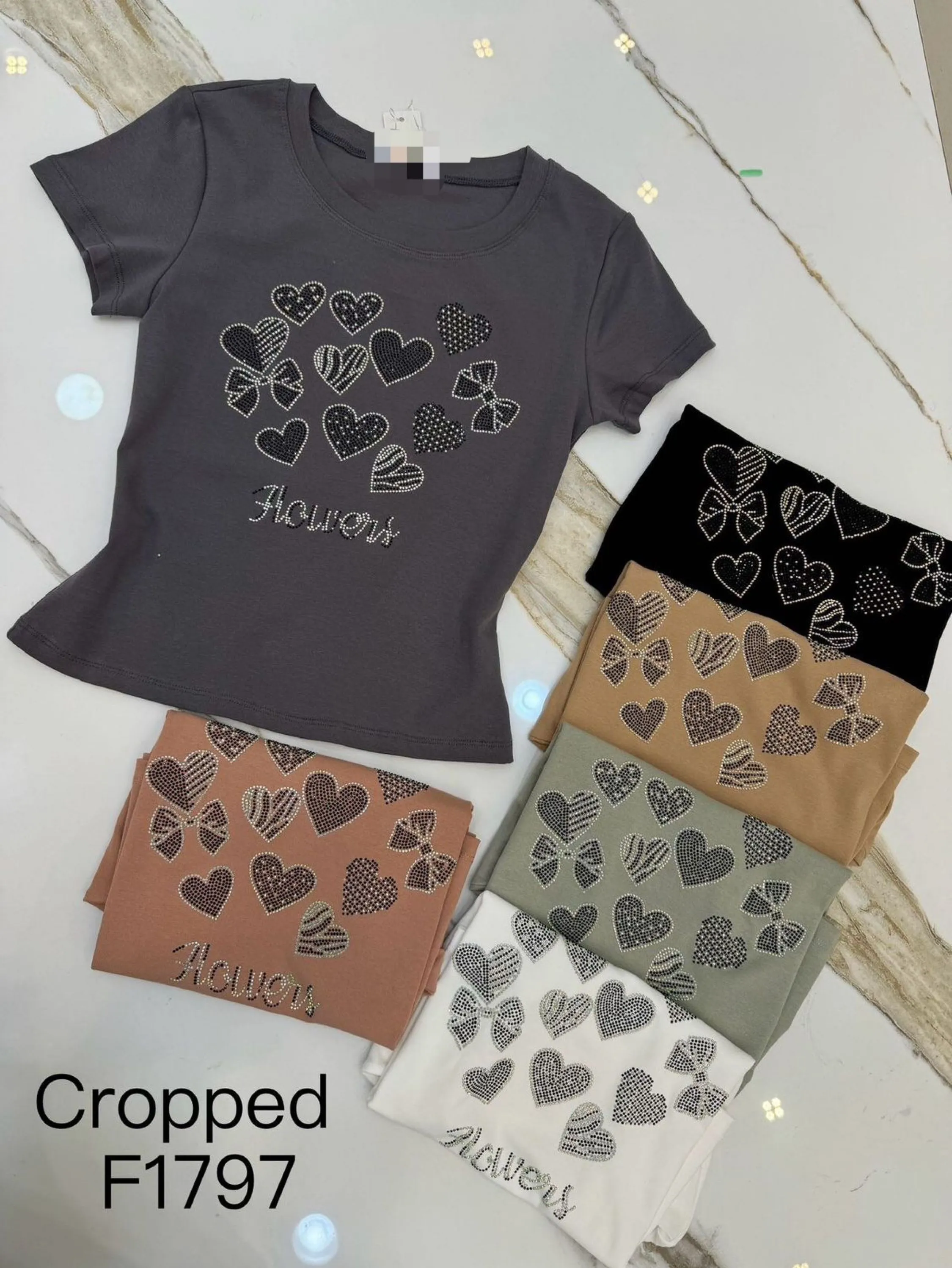 blusa de croped de brilho importado