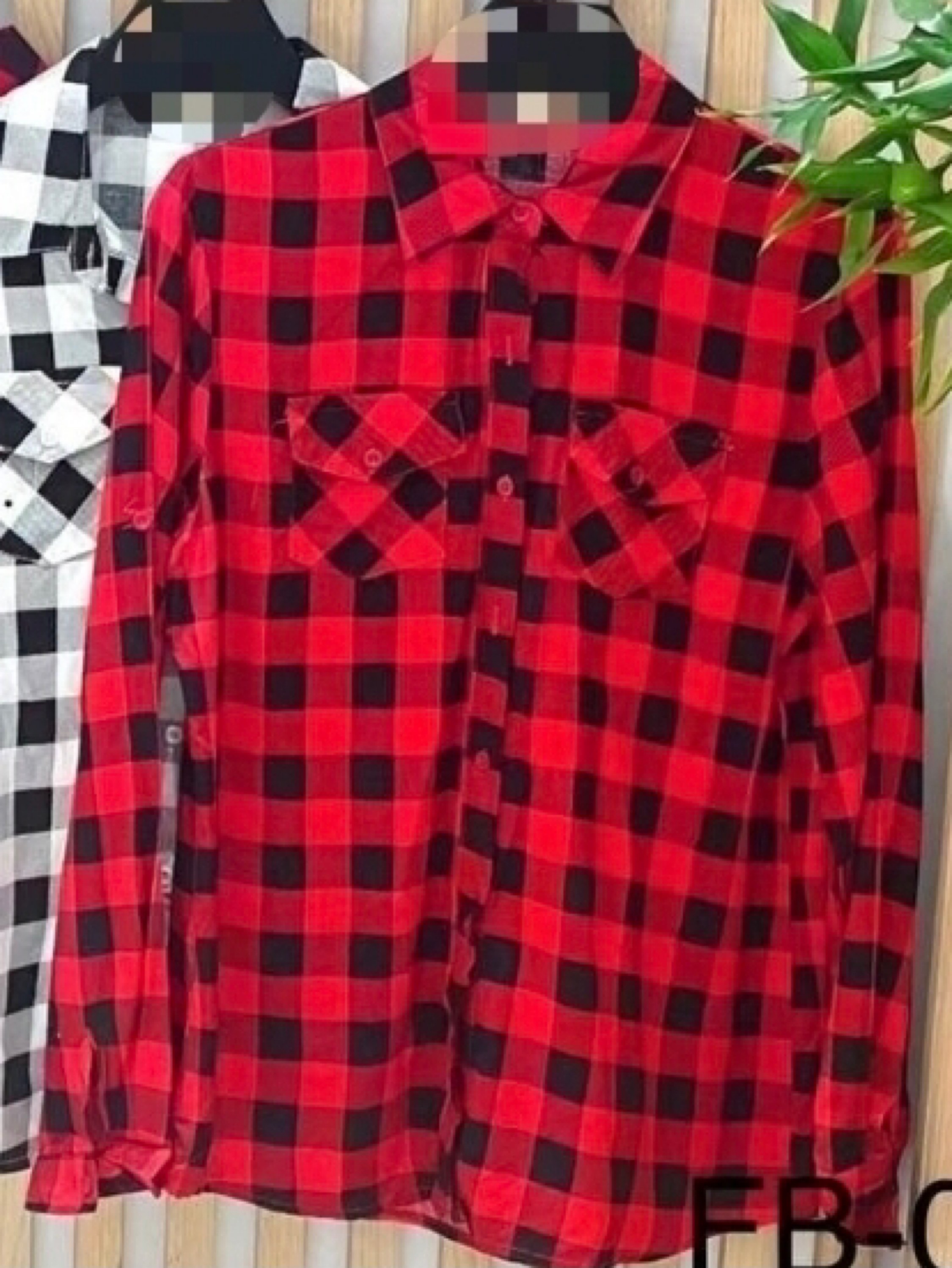 Camisa xadrez viscose importado