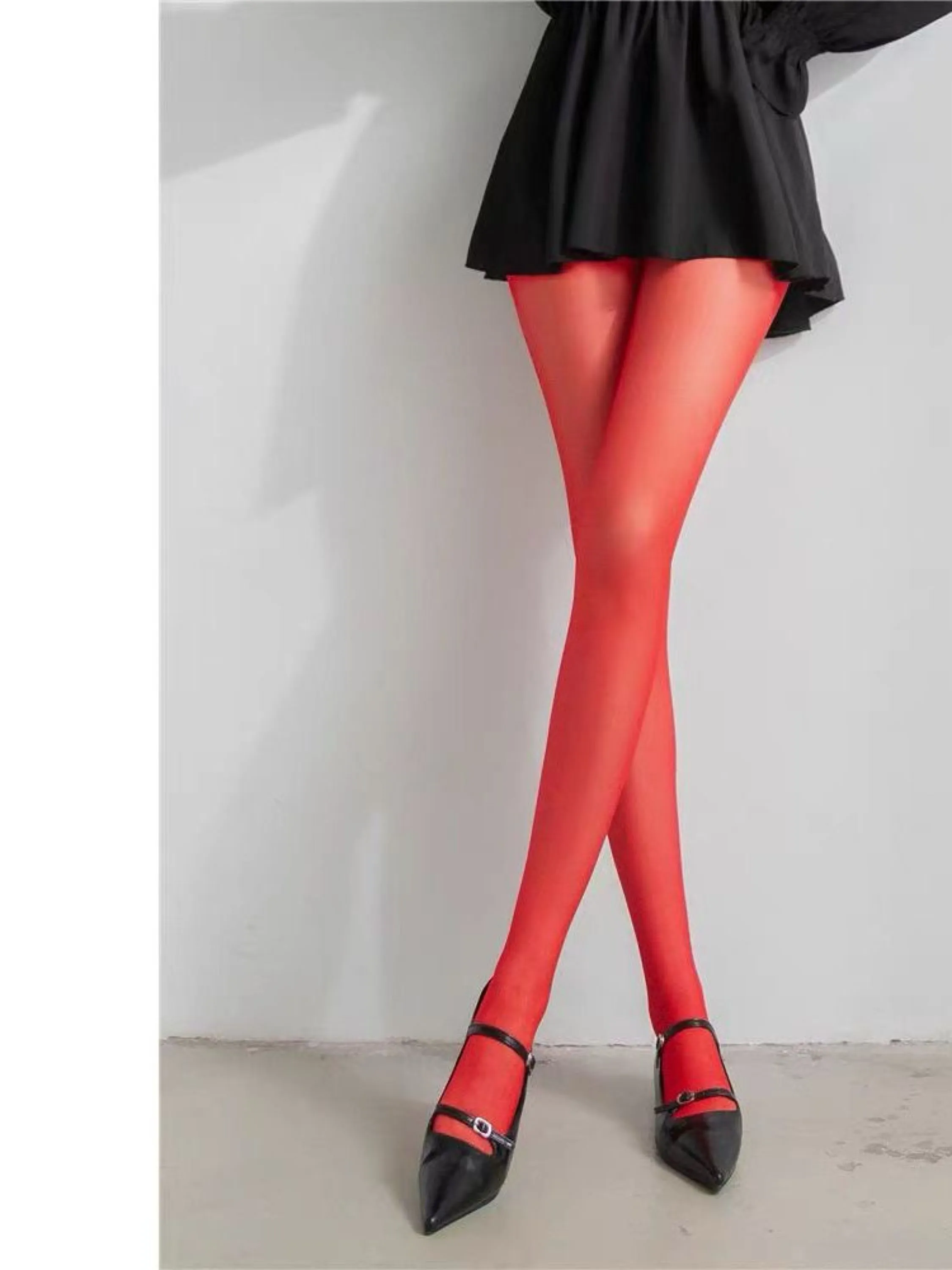 Meia-Calça Fio 20 vermelho