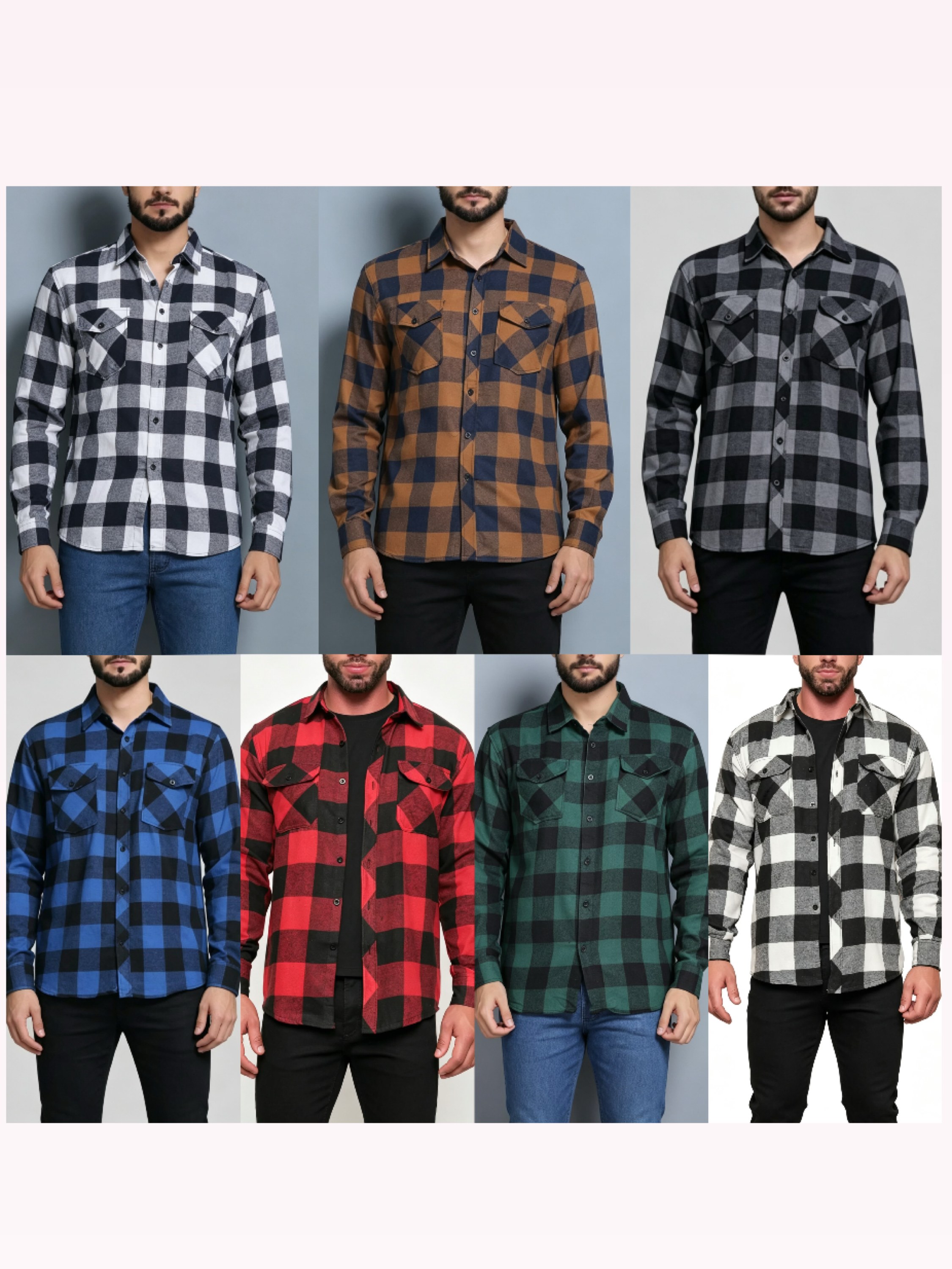 Camisa xadrez masculina