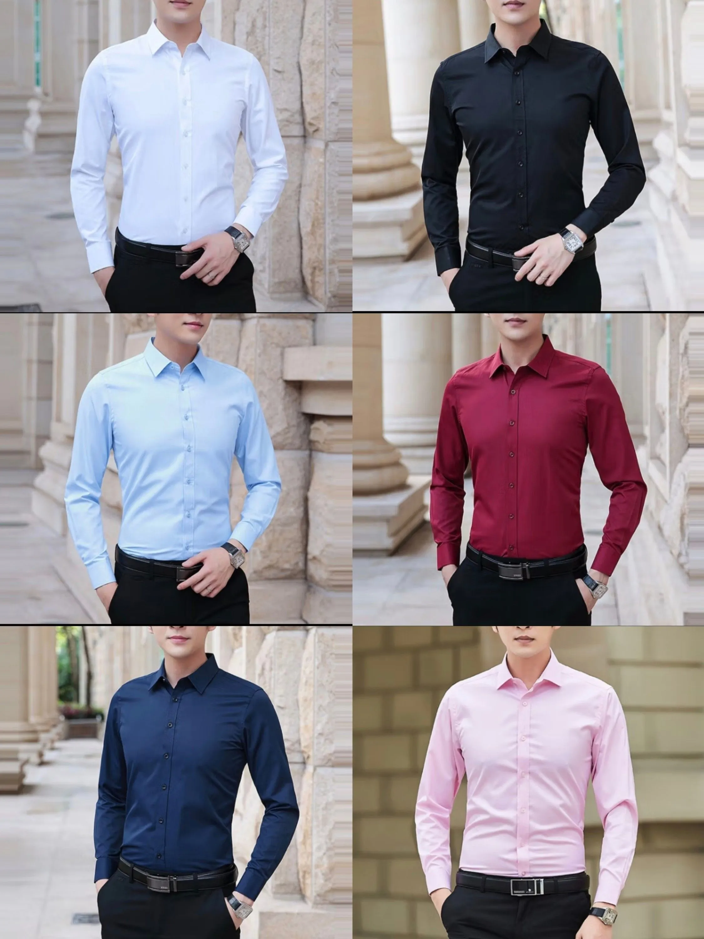 Camisa Social Masculina Manga Longa Slim Fit Casual Ideal Para Trabalho, Casamento, Festas.