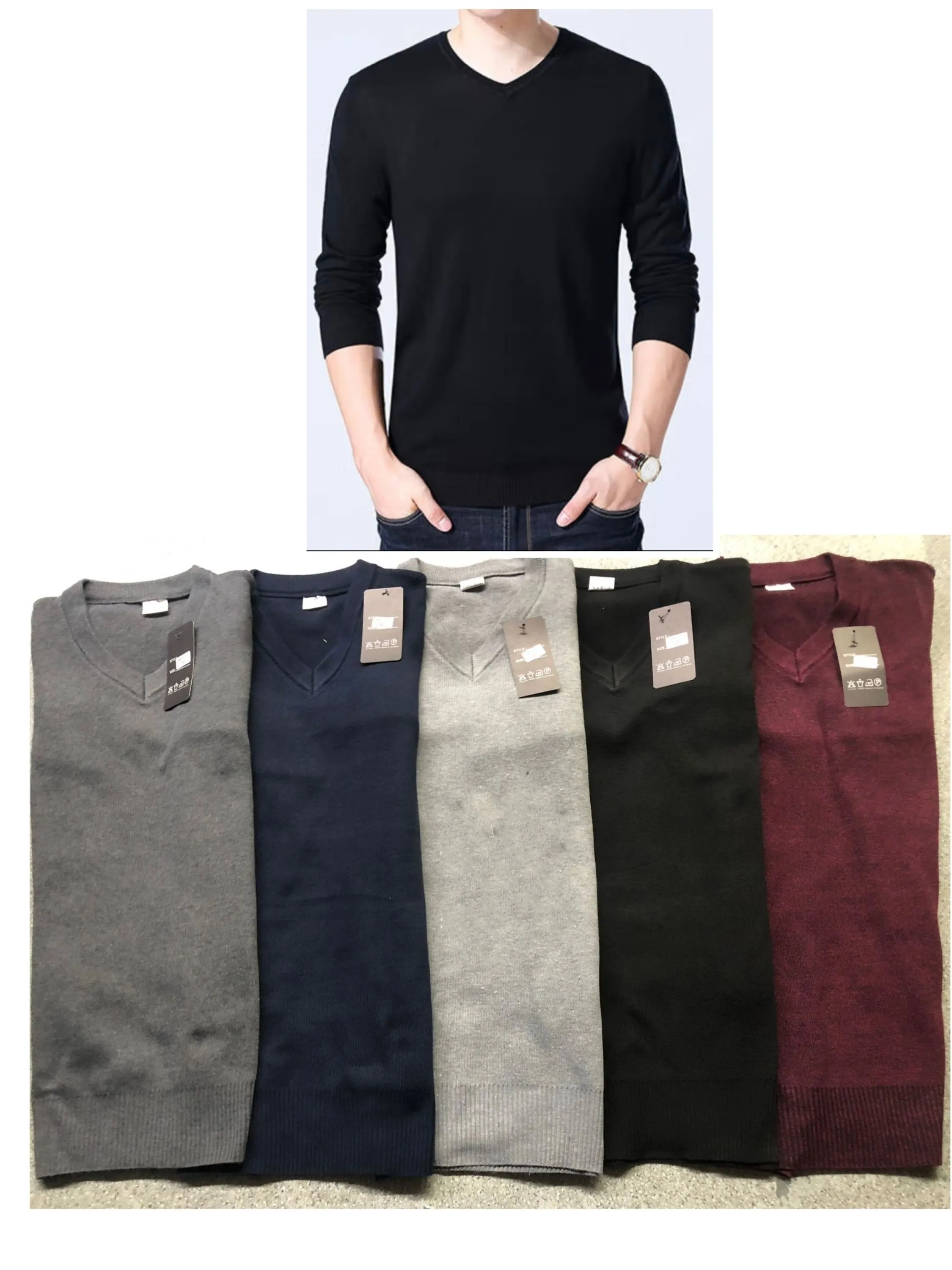 Blusa masculina de tricot sueter
