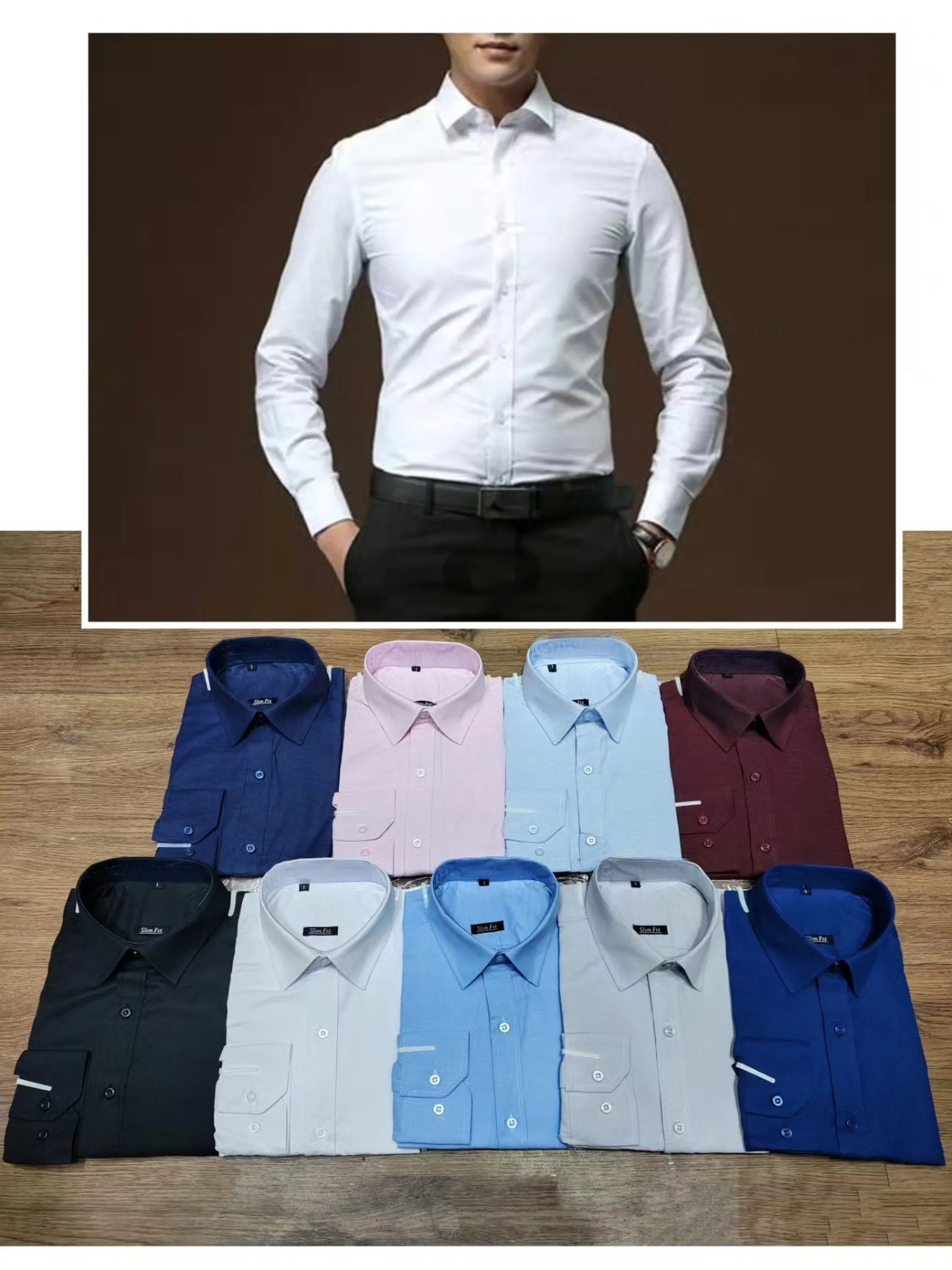 Camisa Social Masculina Manga Longa Slim Fit Casual Ideal Para Trabalho, Casamento, Festas.