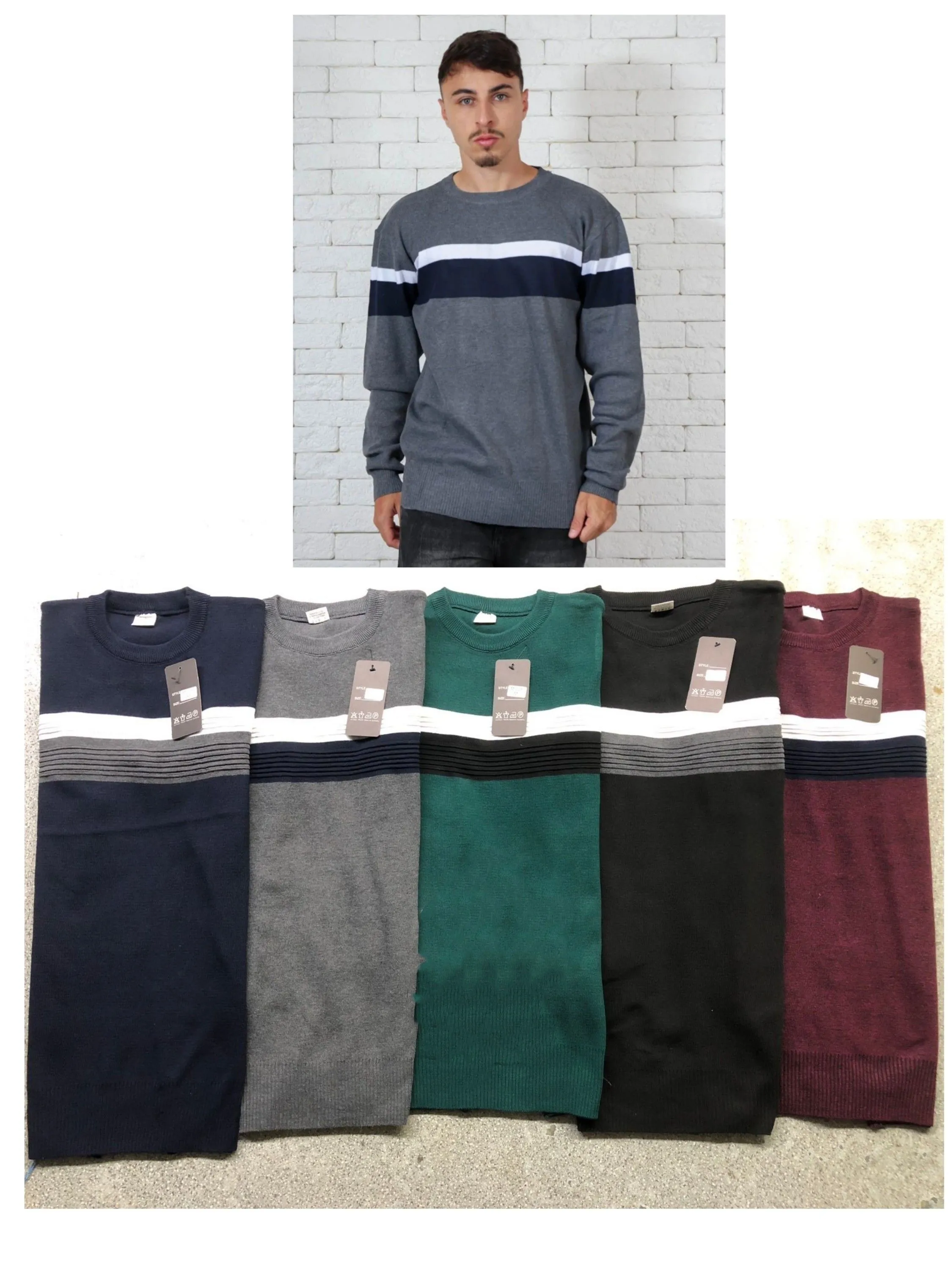 Blusa masculina detricot sueter