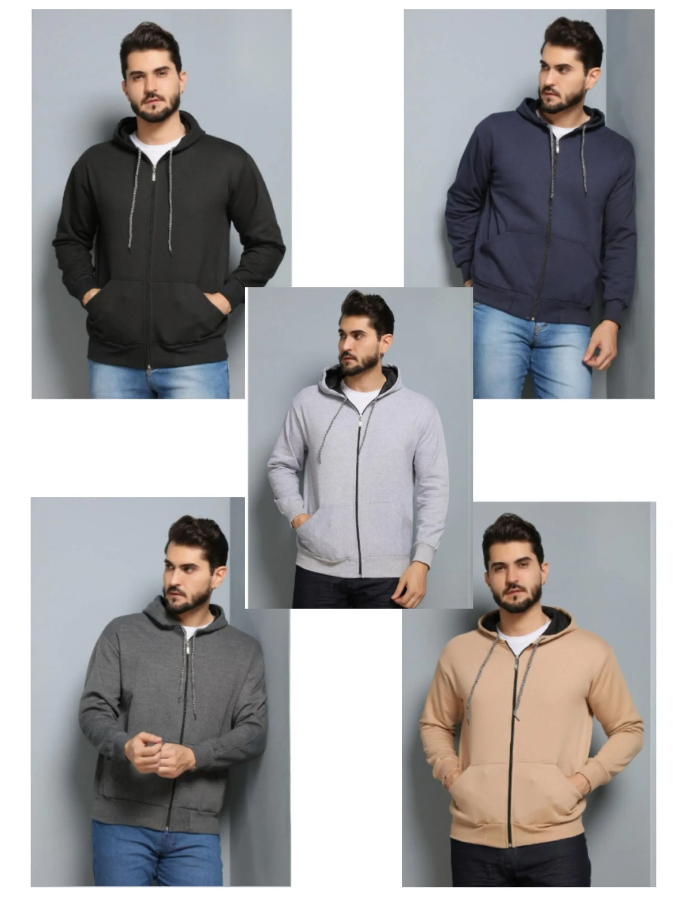 Casaco Masculino Moletom Com Capuz