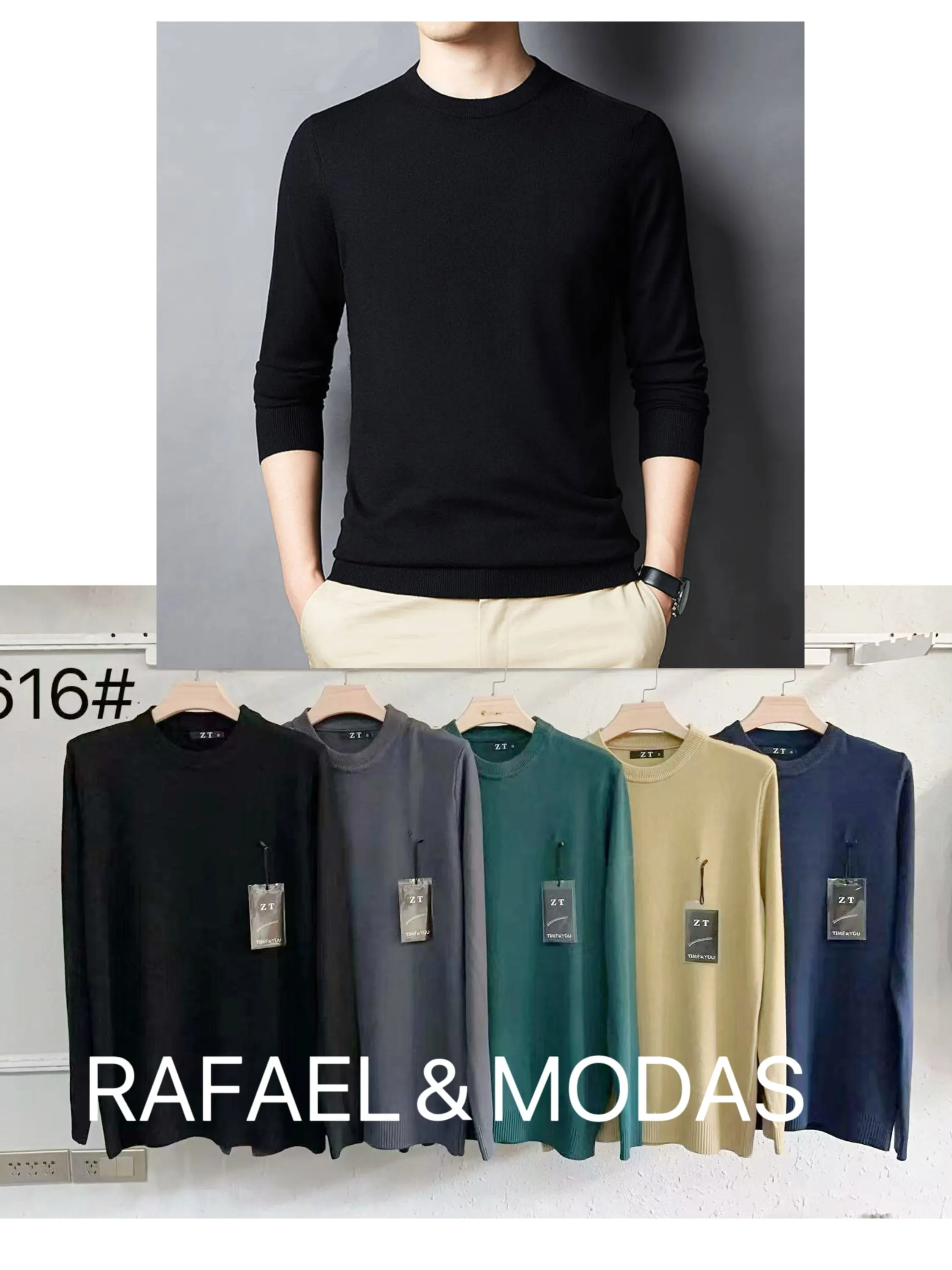 Blusa masculina detricot sueter