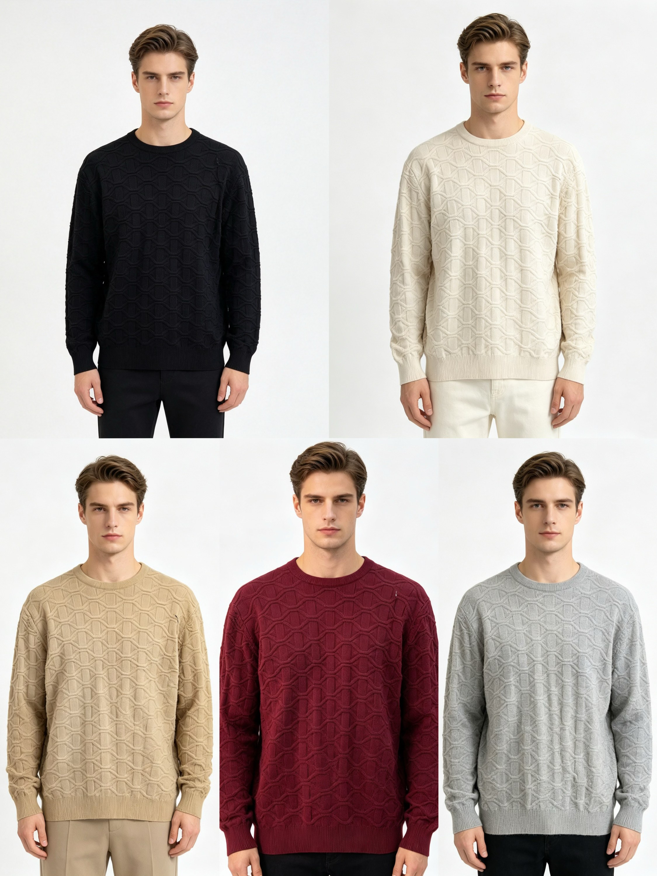 Blusa masculina detricot sueter