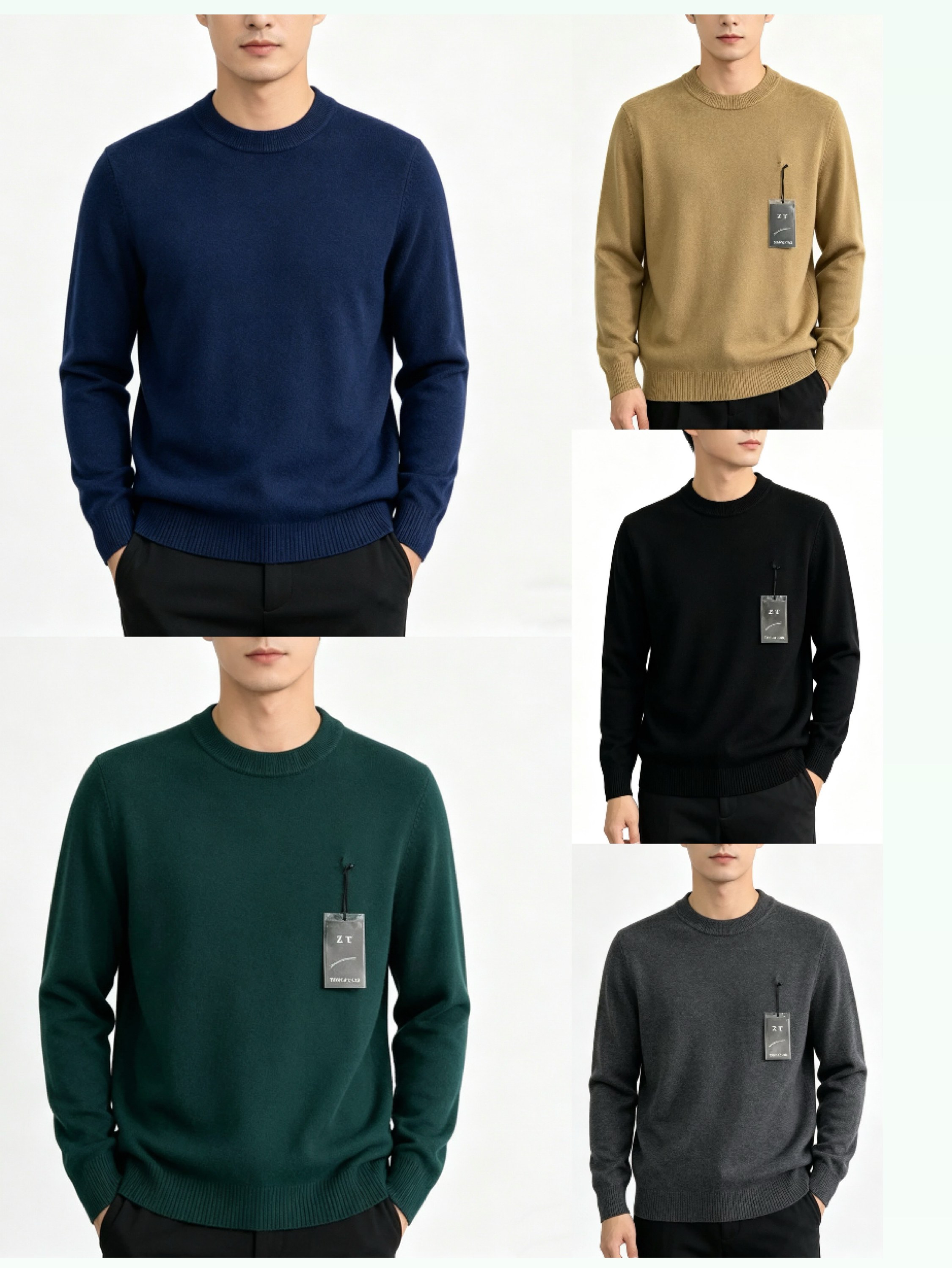 Blusa masculina detricot sueter