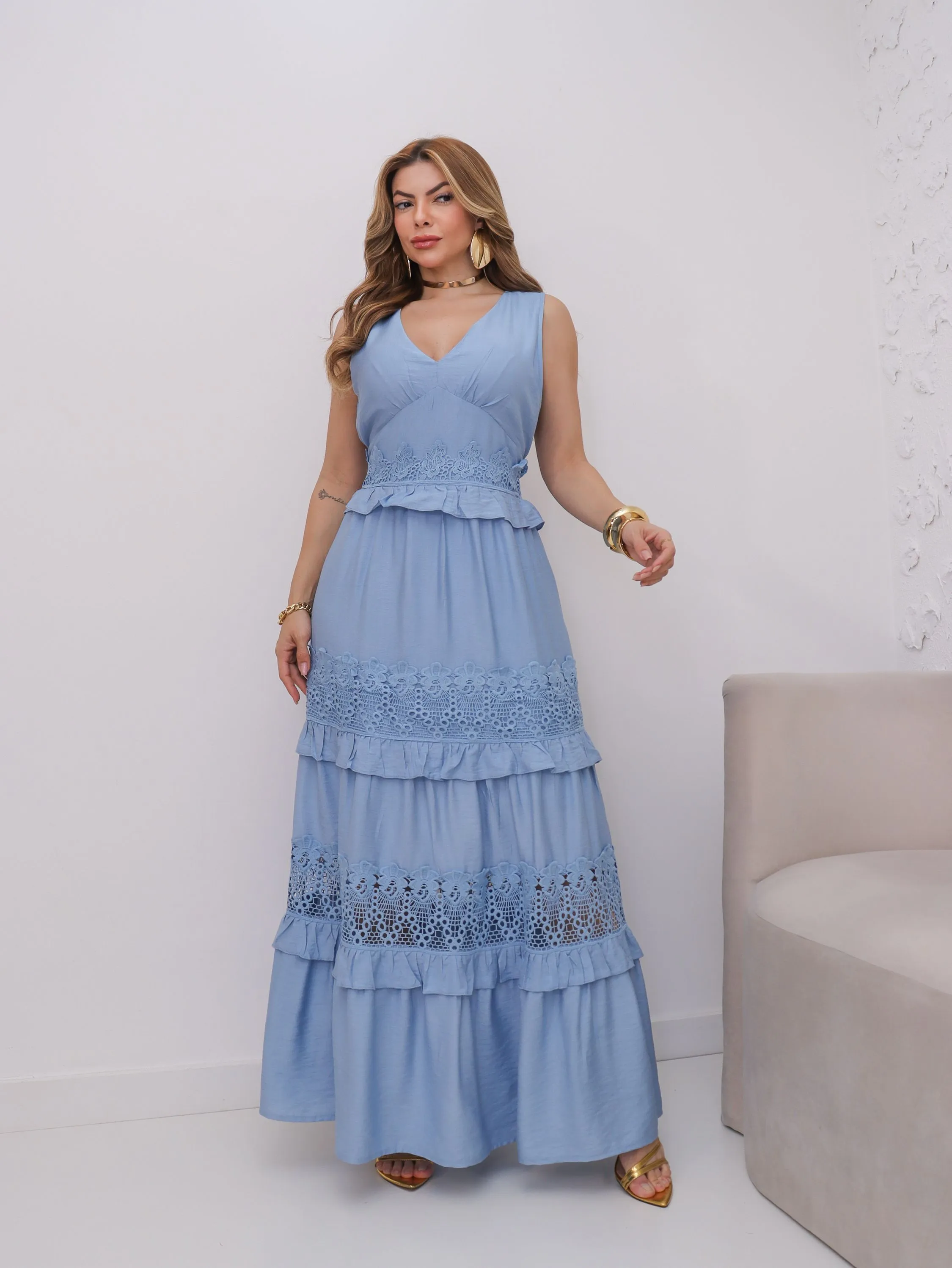 L6206 VESTIDO LONGO
