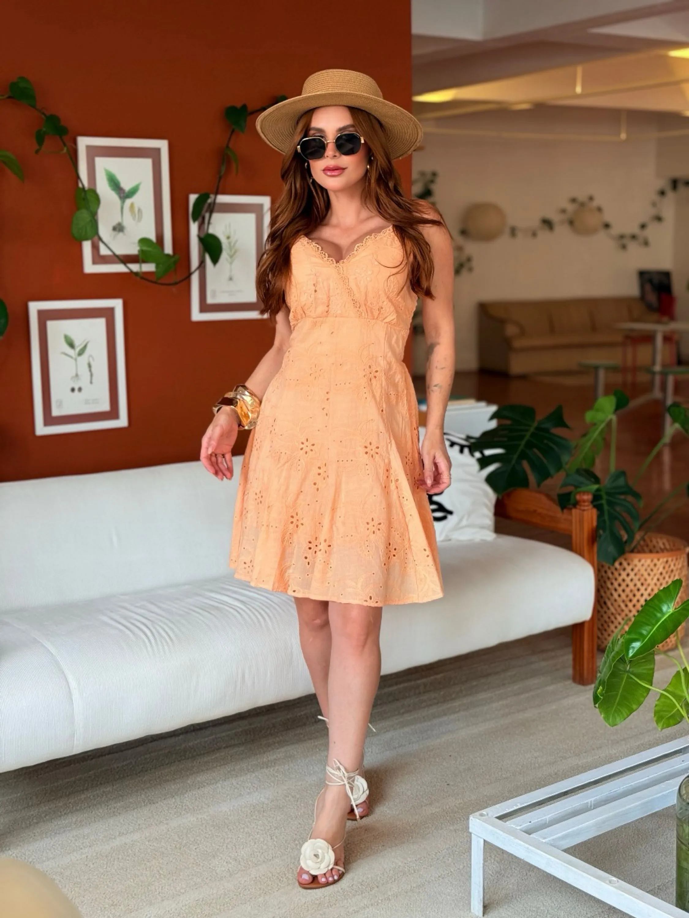 L6209 VESTIDO DE LESE CURTO