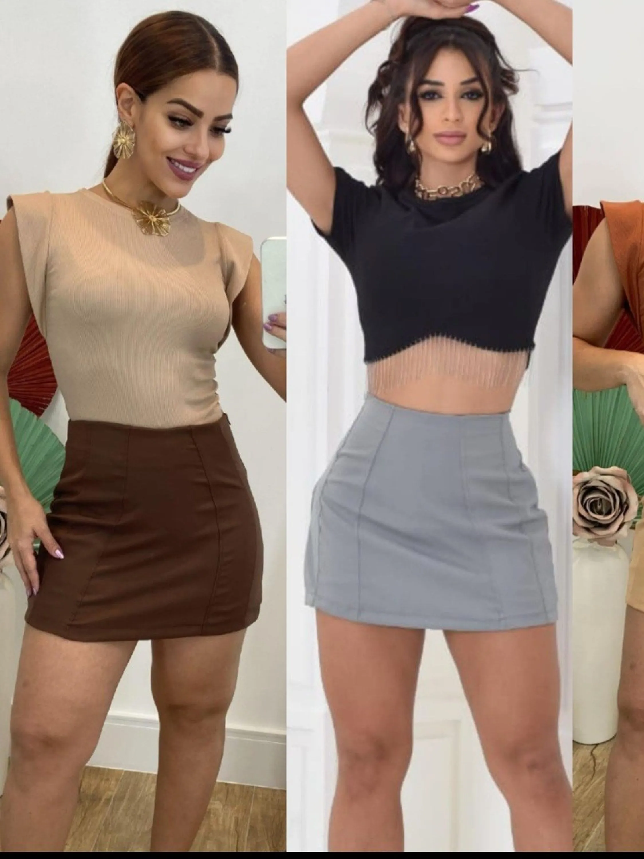 Short Saia Curto Inspiração Zara P ao G
