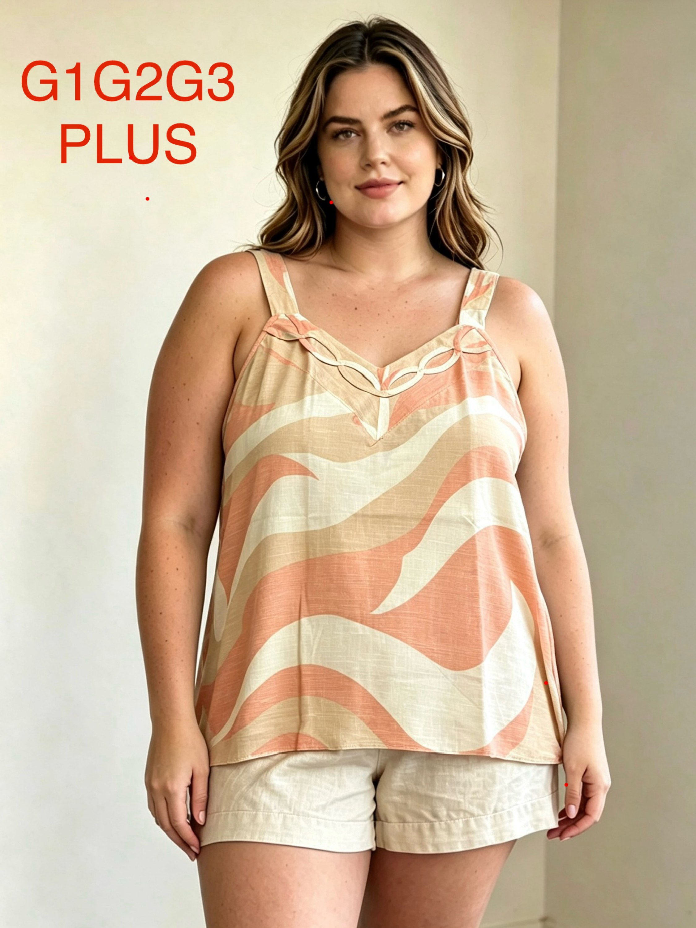 regata estampado  aleatorio  PLUS SIZE G1G2G3