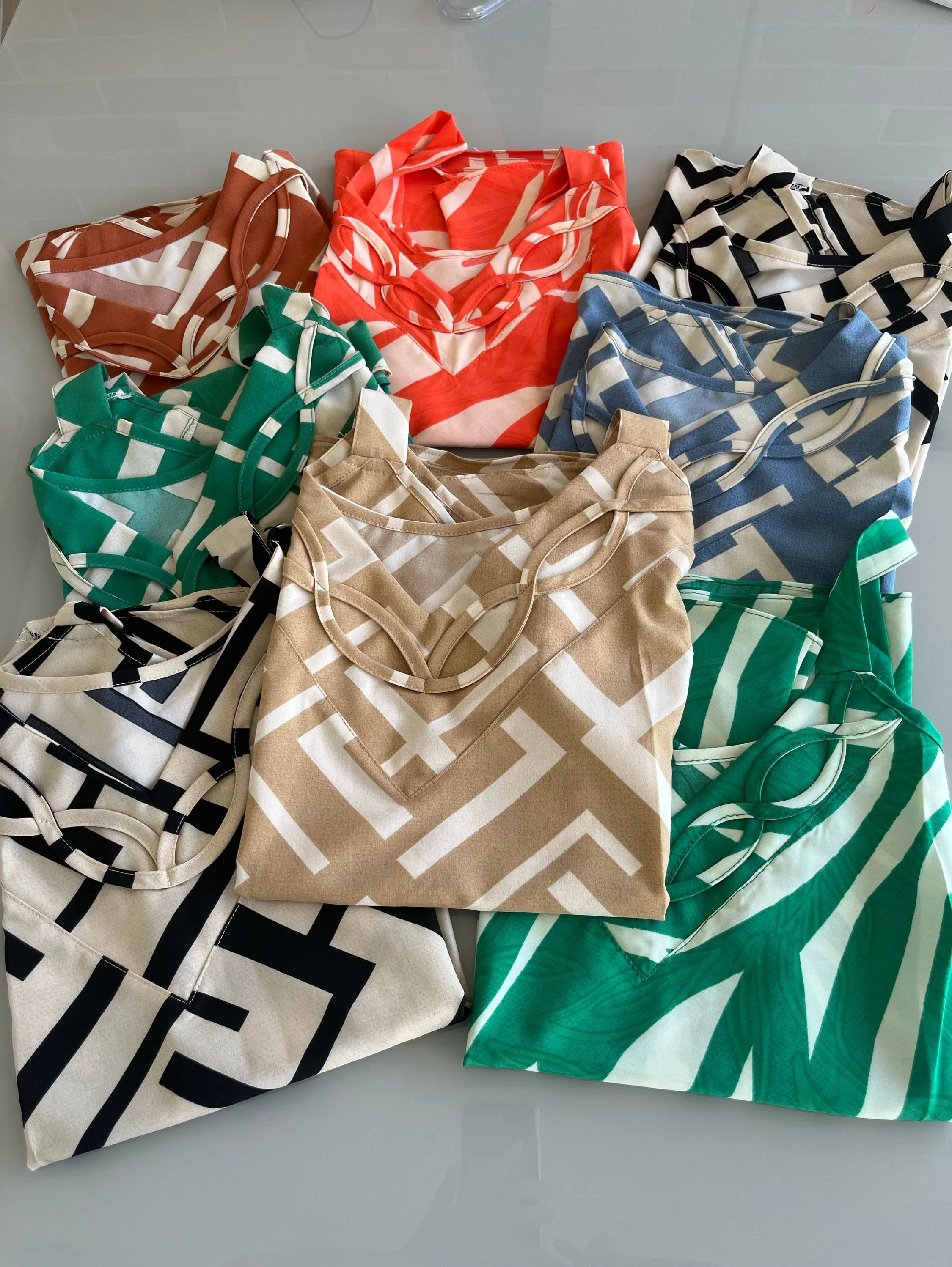 Kit 5ps Estampados cor variados tamanho GG