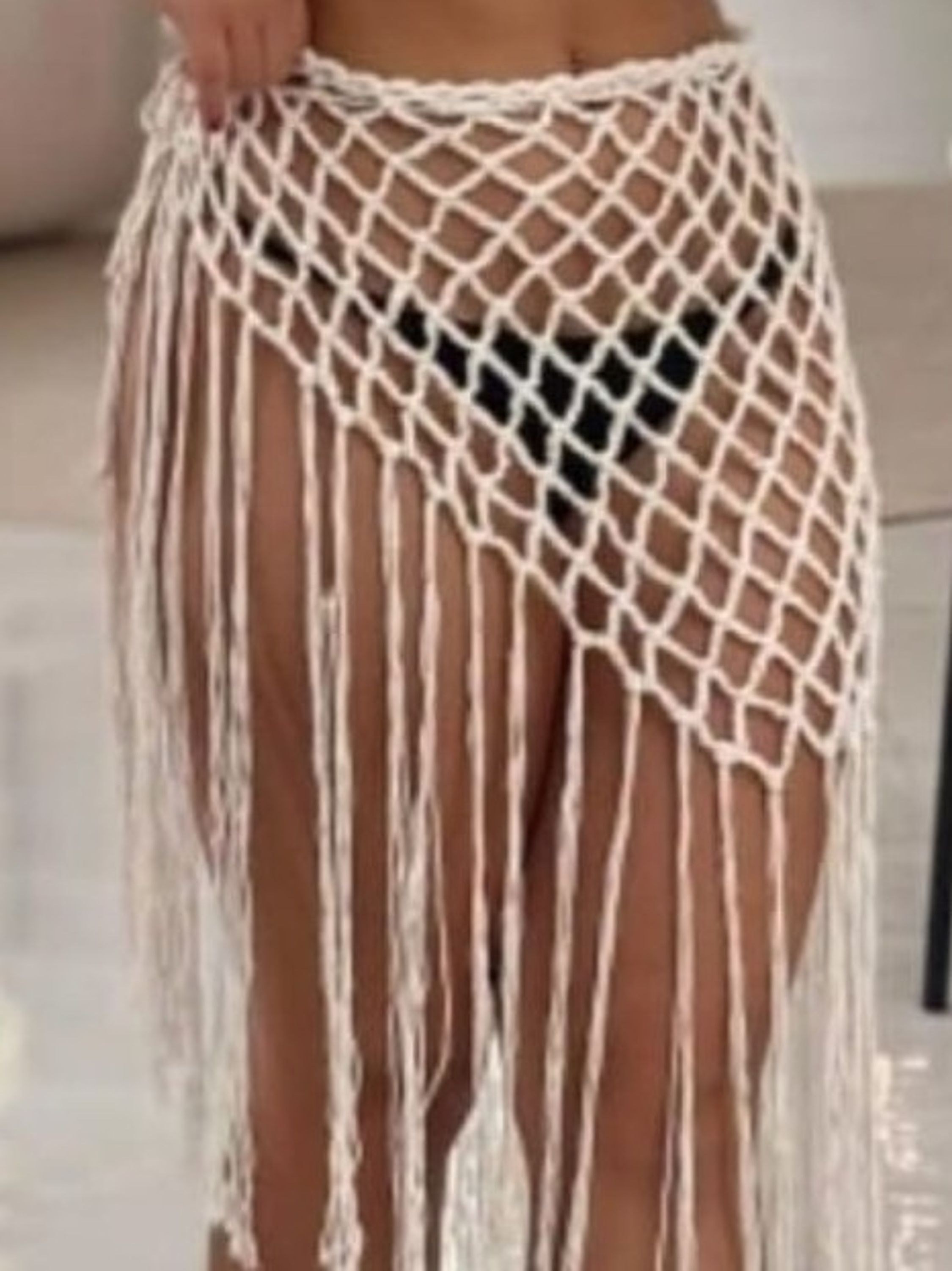 Saia crochê artesanal