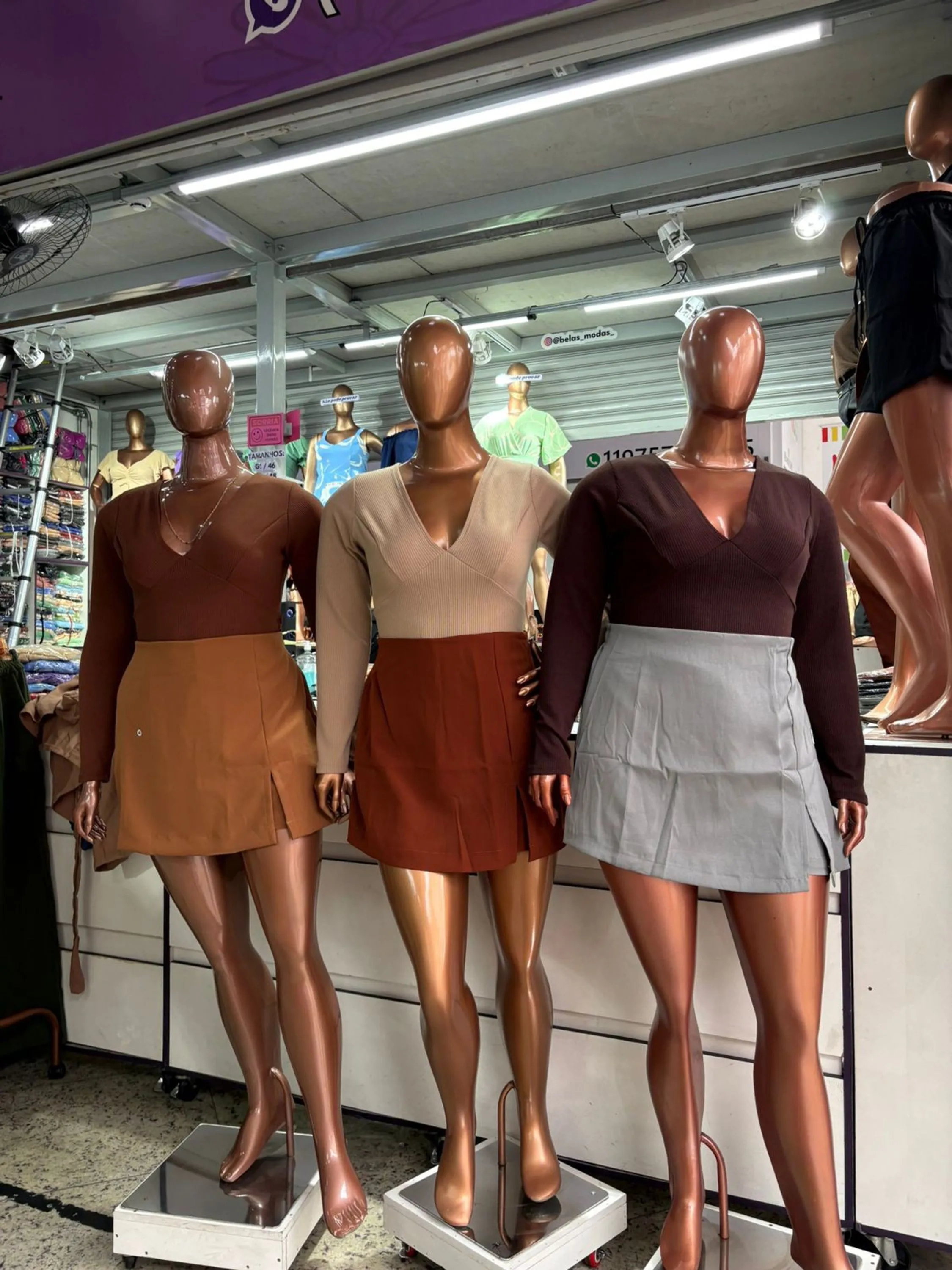 Short saia com elástico