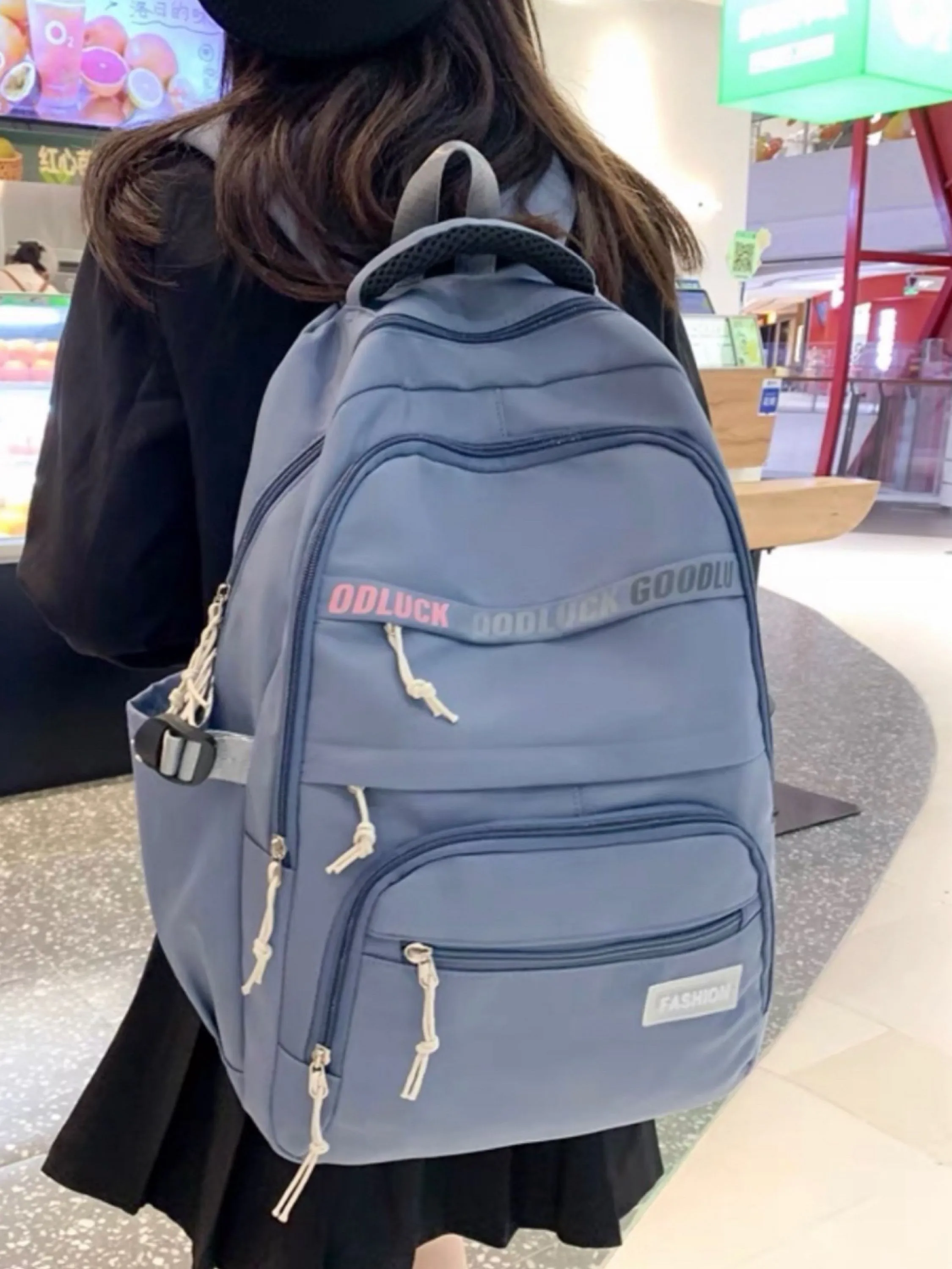 930–Mochila Bolsa Escolar De Grande Capacidade P/ Estudante Feminina Impermeável