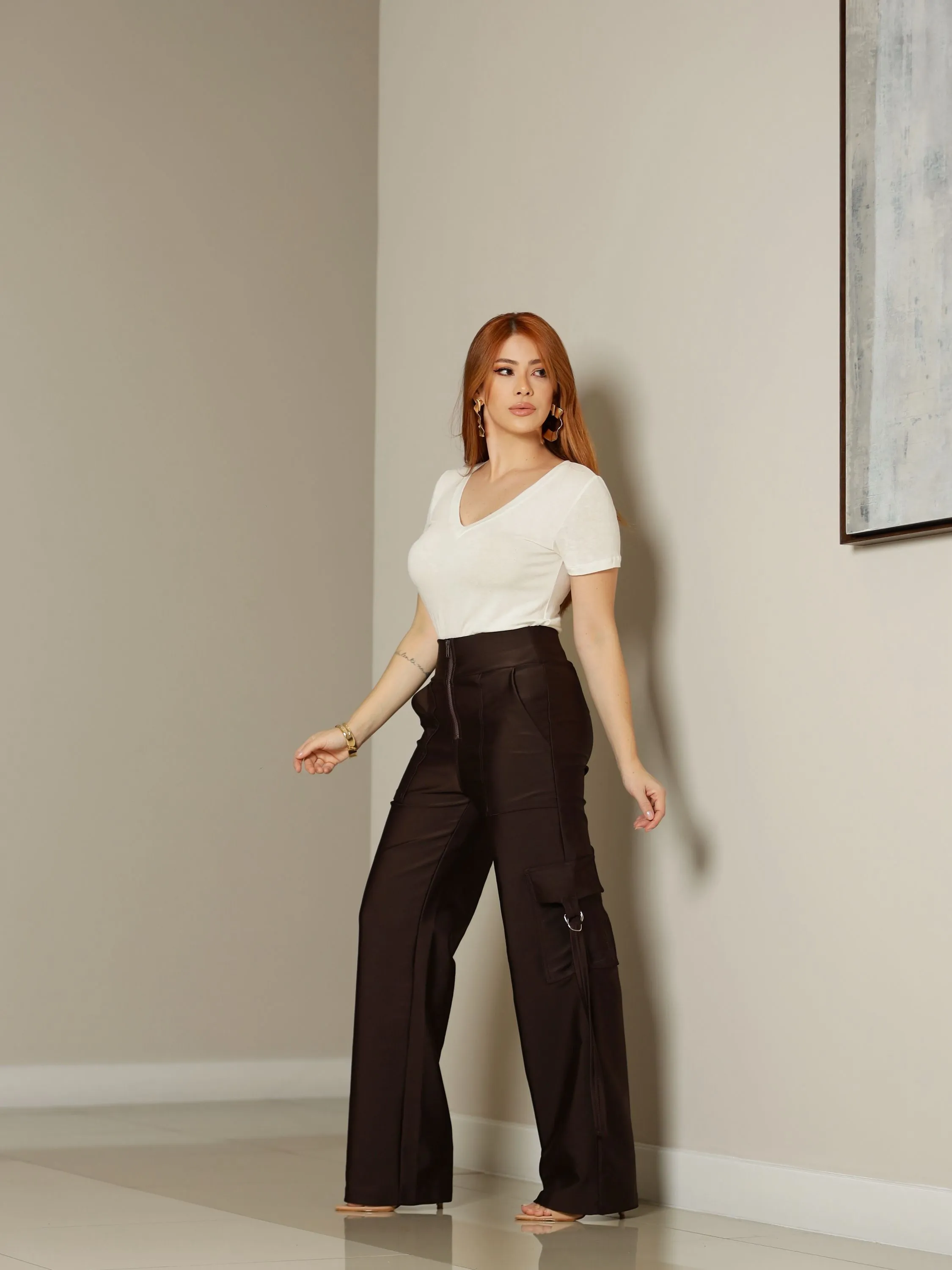 Calça Cargo Feminina
