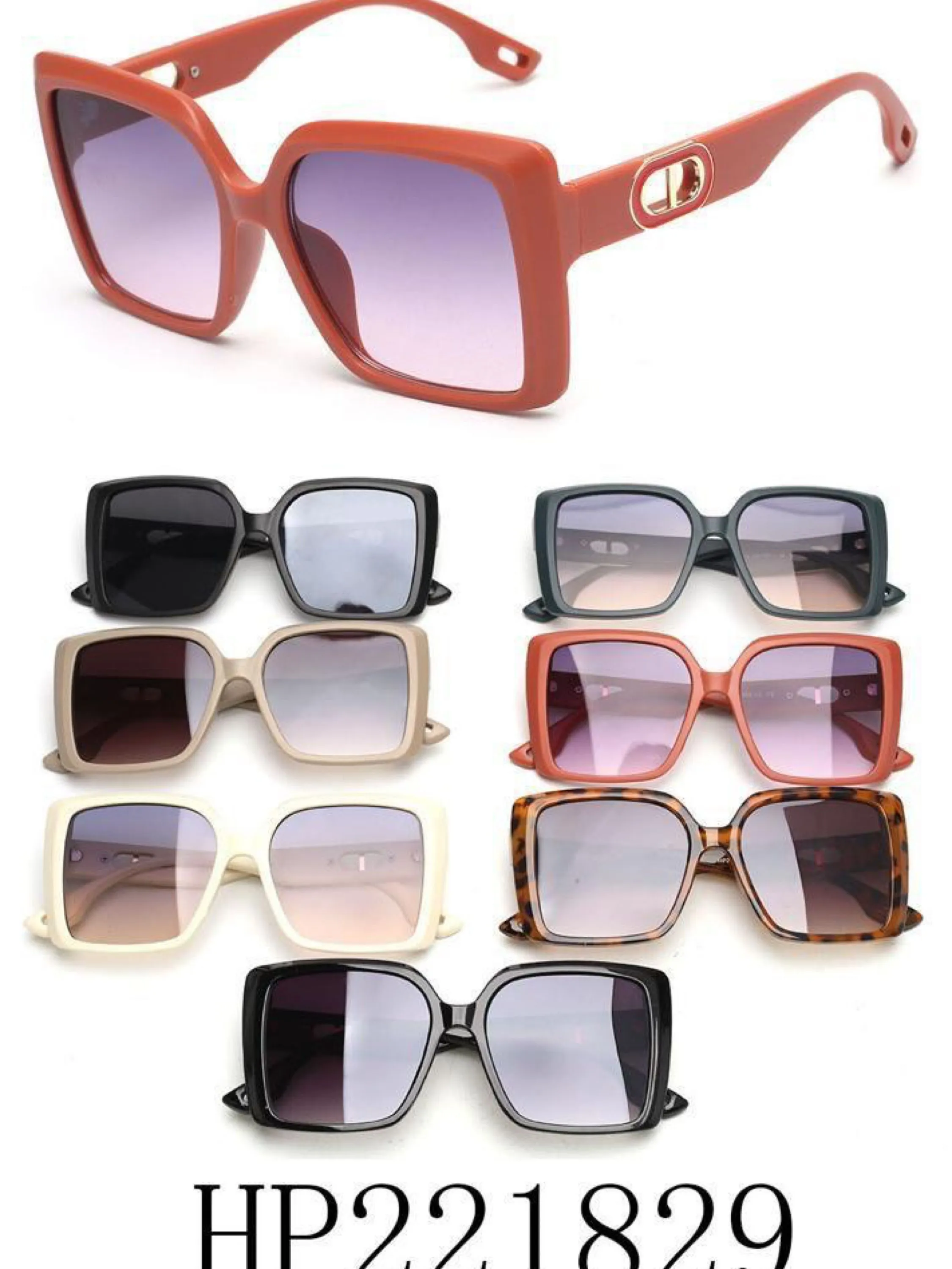 221829 oculos de sol de moda