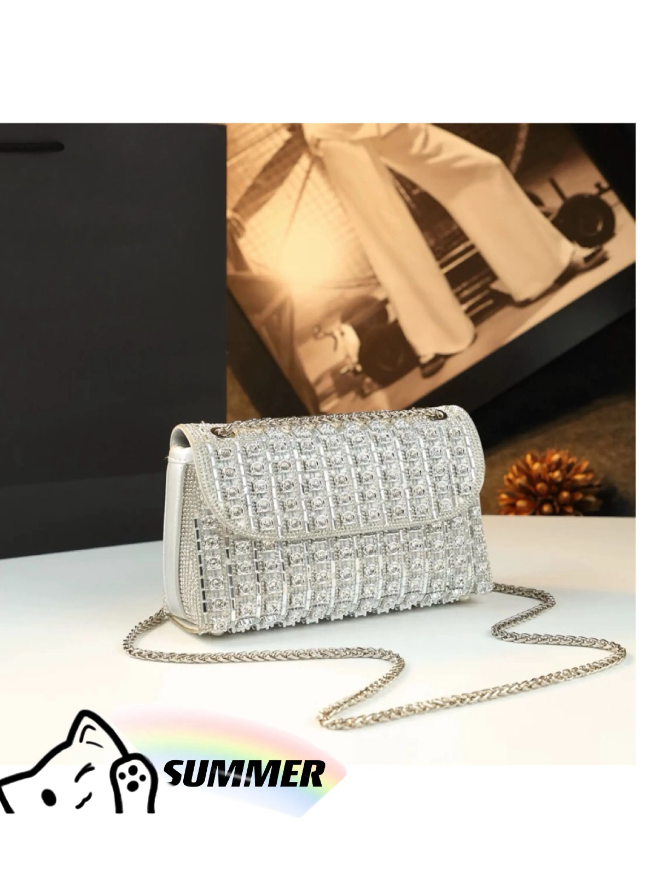Bolsa pra casamento formatura com alça AL-1383