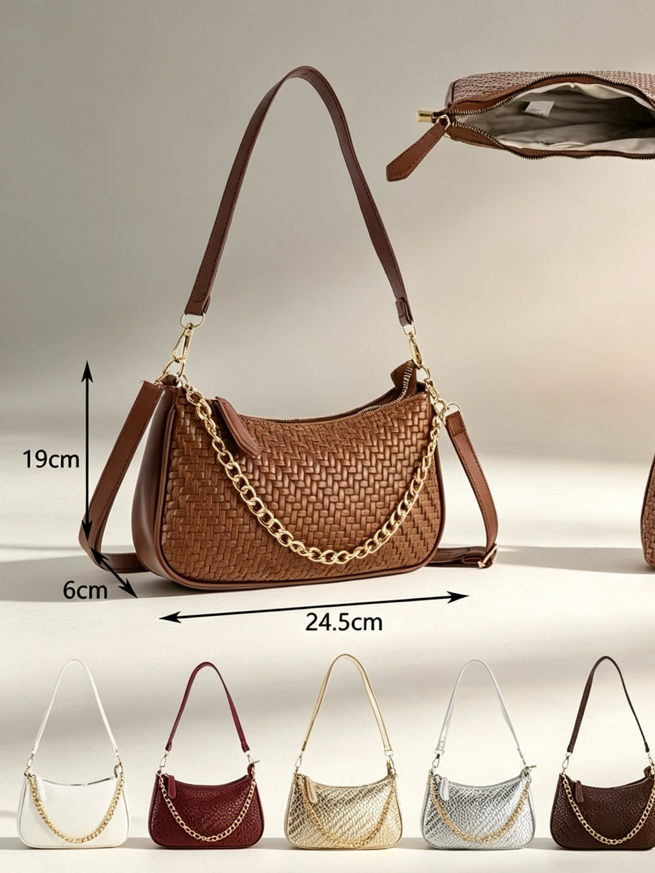 Bolsa Tiracolo com alça grande AL-1516
