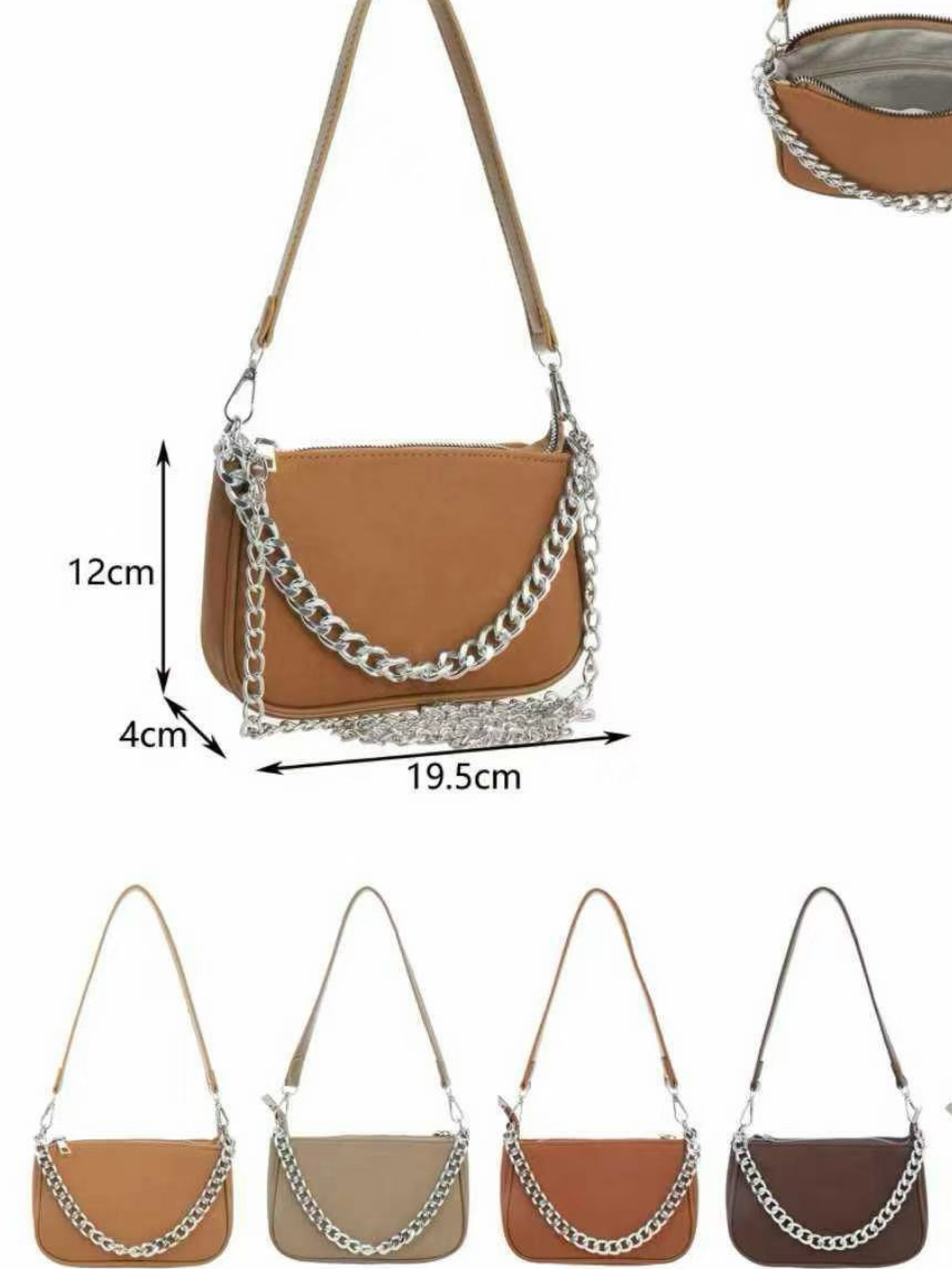 Bolsa Camuça Tiracolo com alça comprida AL-1467