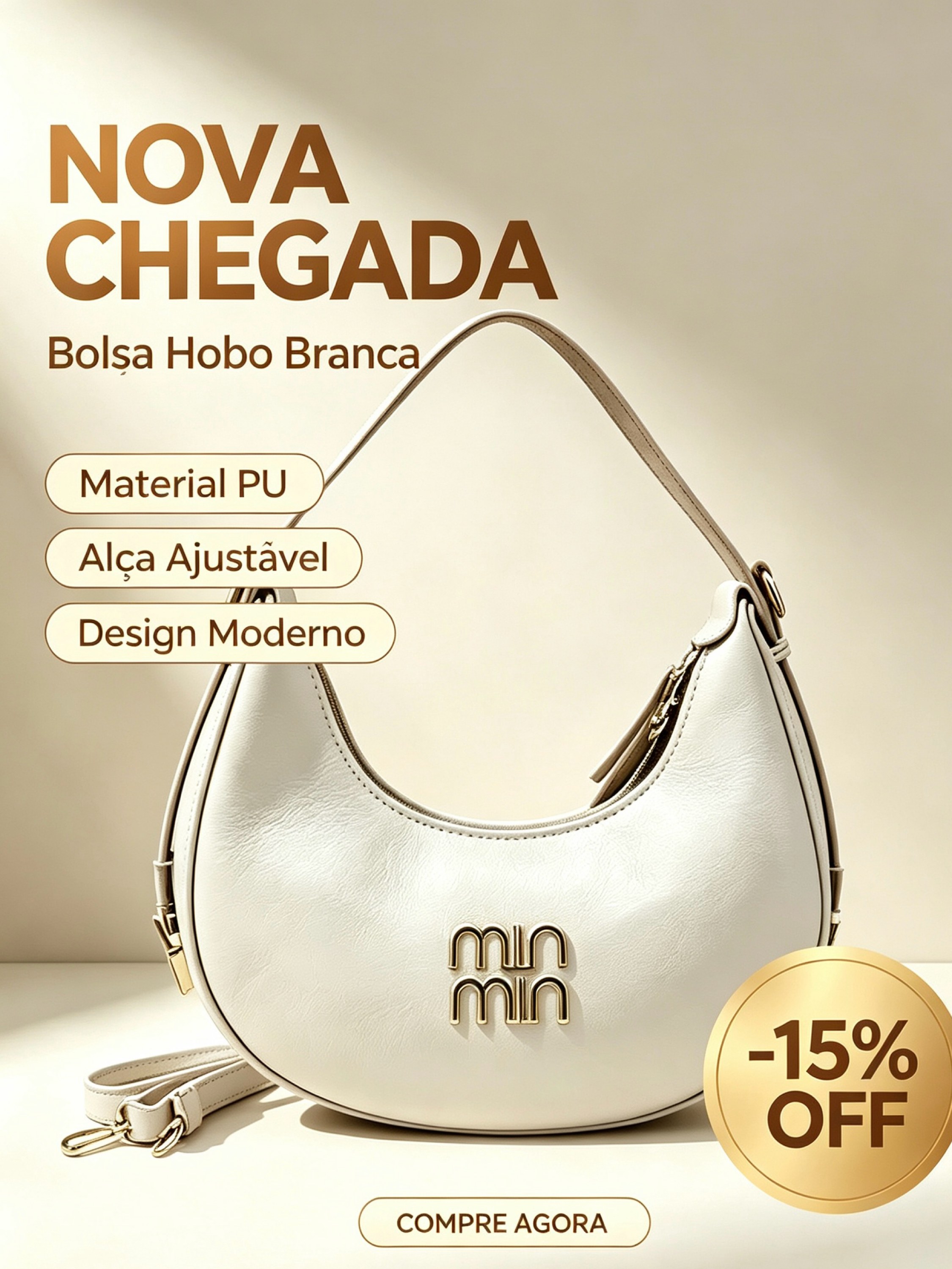 Bolsa Meia Lua Estruturada AL-14