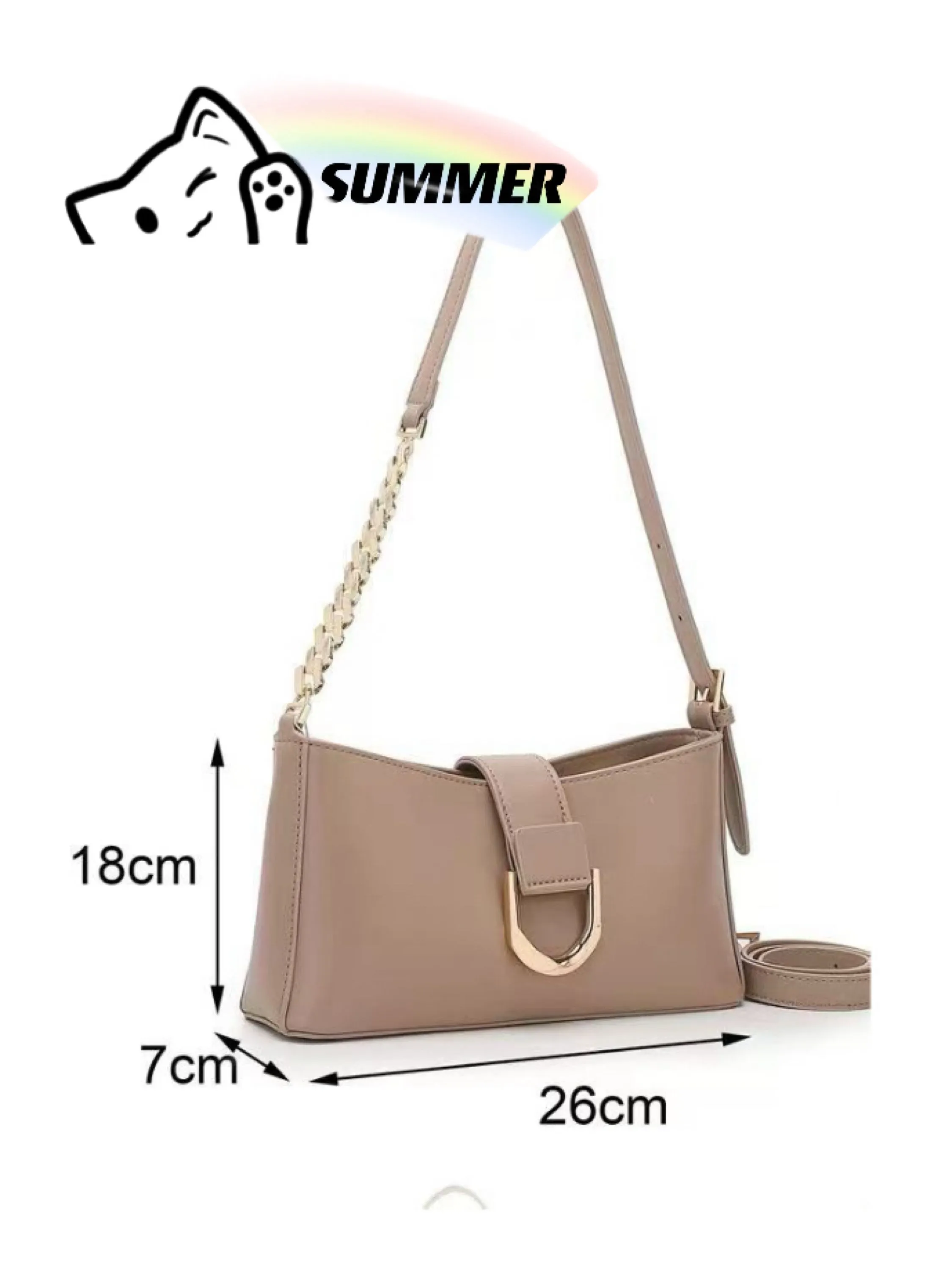 Bolsa estruturada de alta qualidade bem chic AL-1389