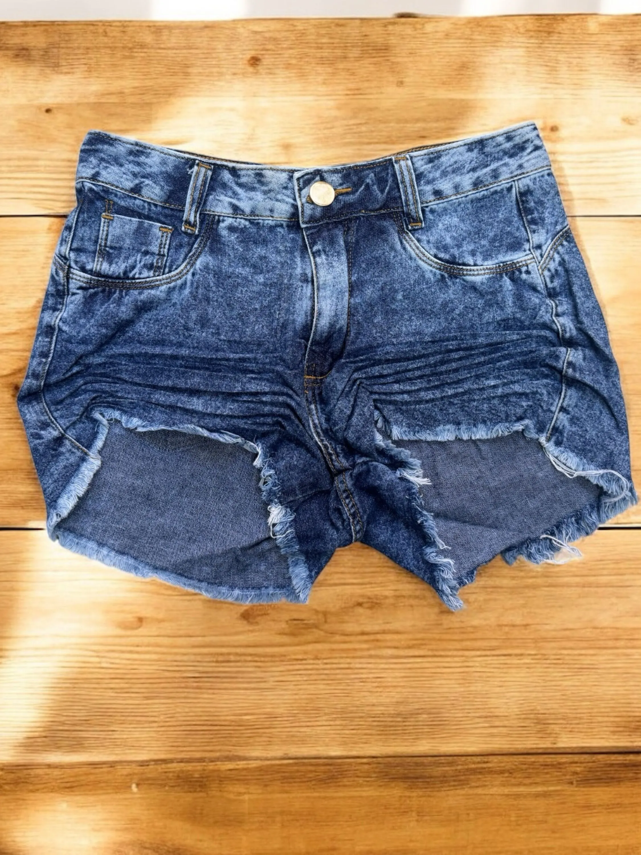Short jeans feminina clara