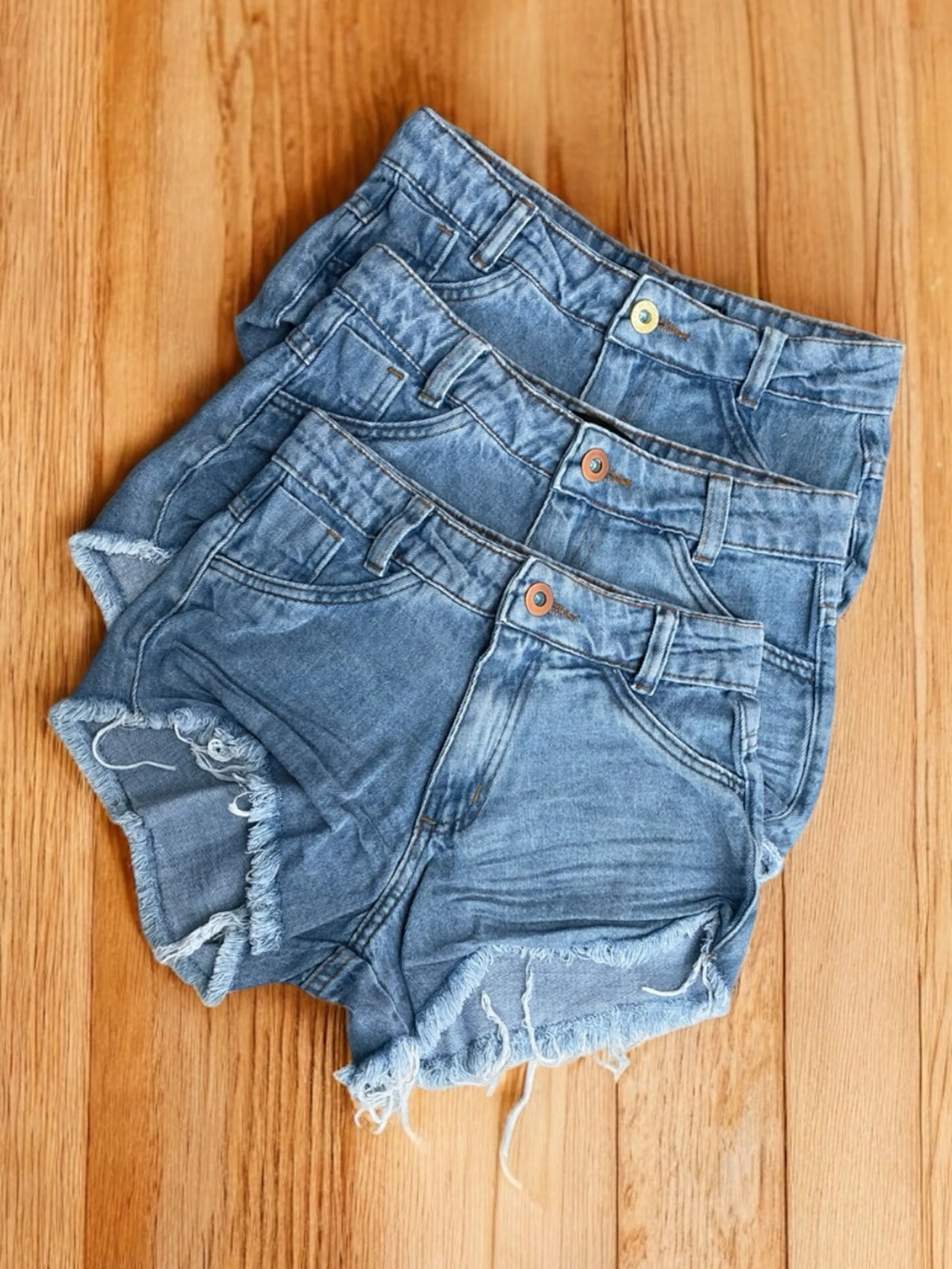 Short jeans feminino clara lisa