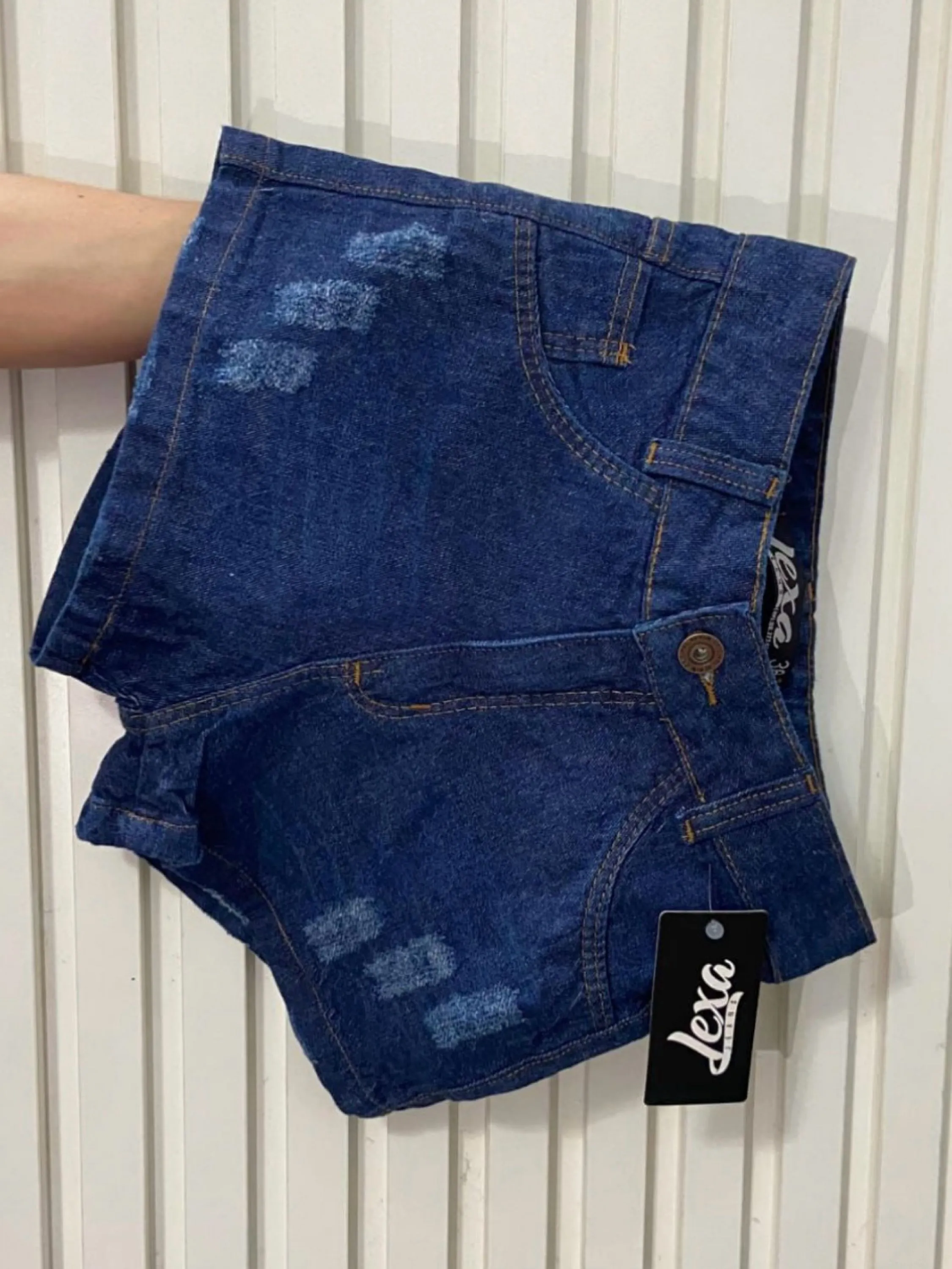 Short jeans Escura lisa (SH42)