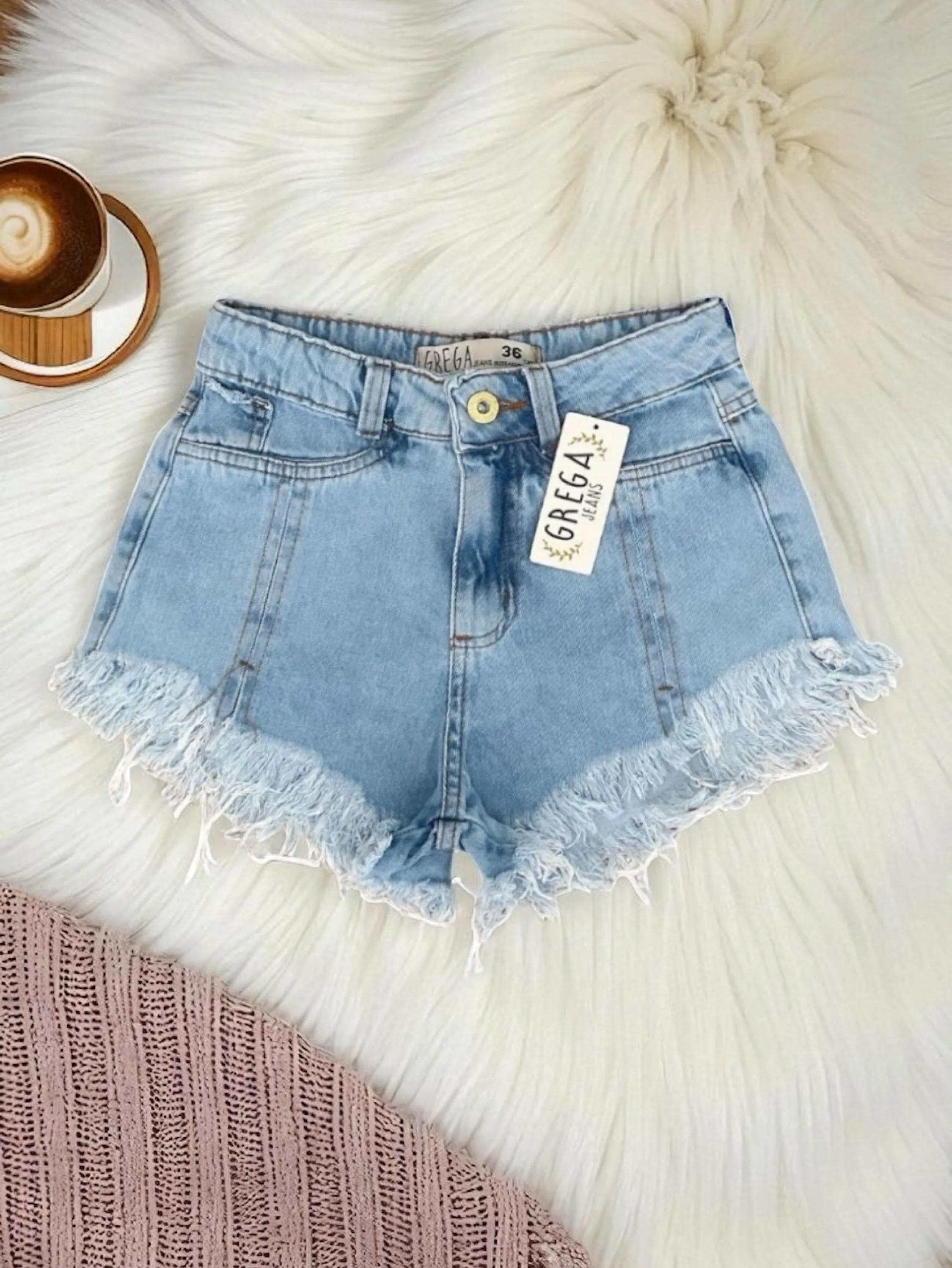 Short jeans feminino Clara