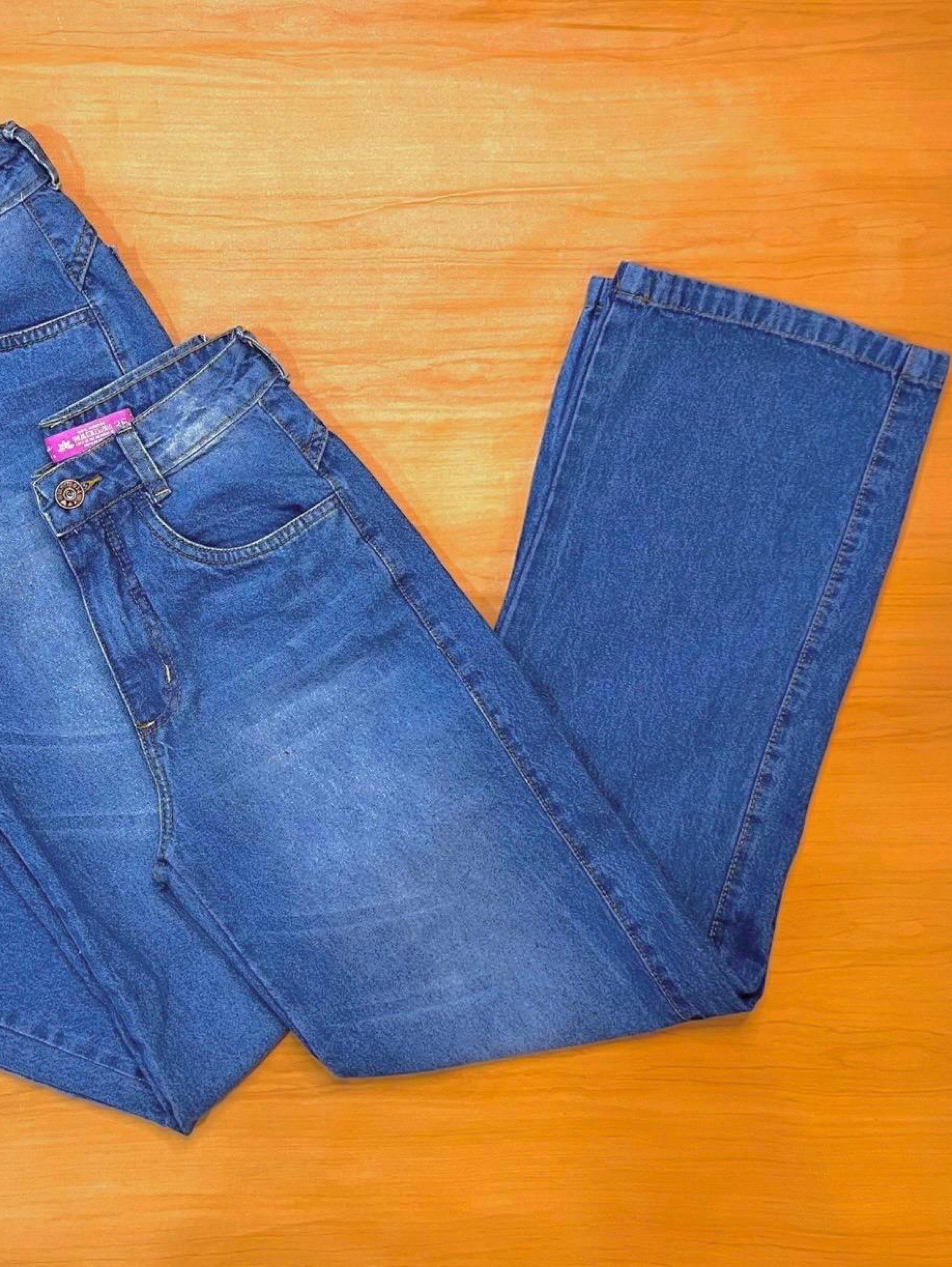 Calca feminina widleg escura