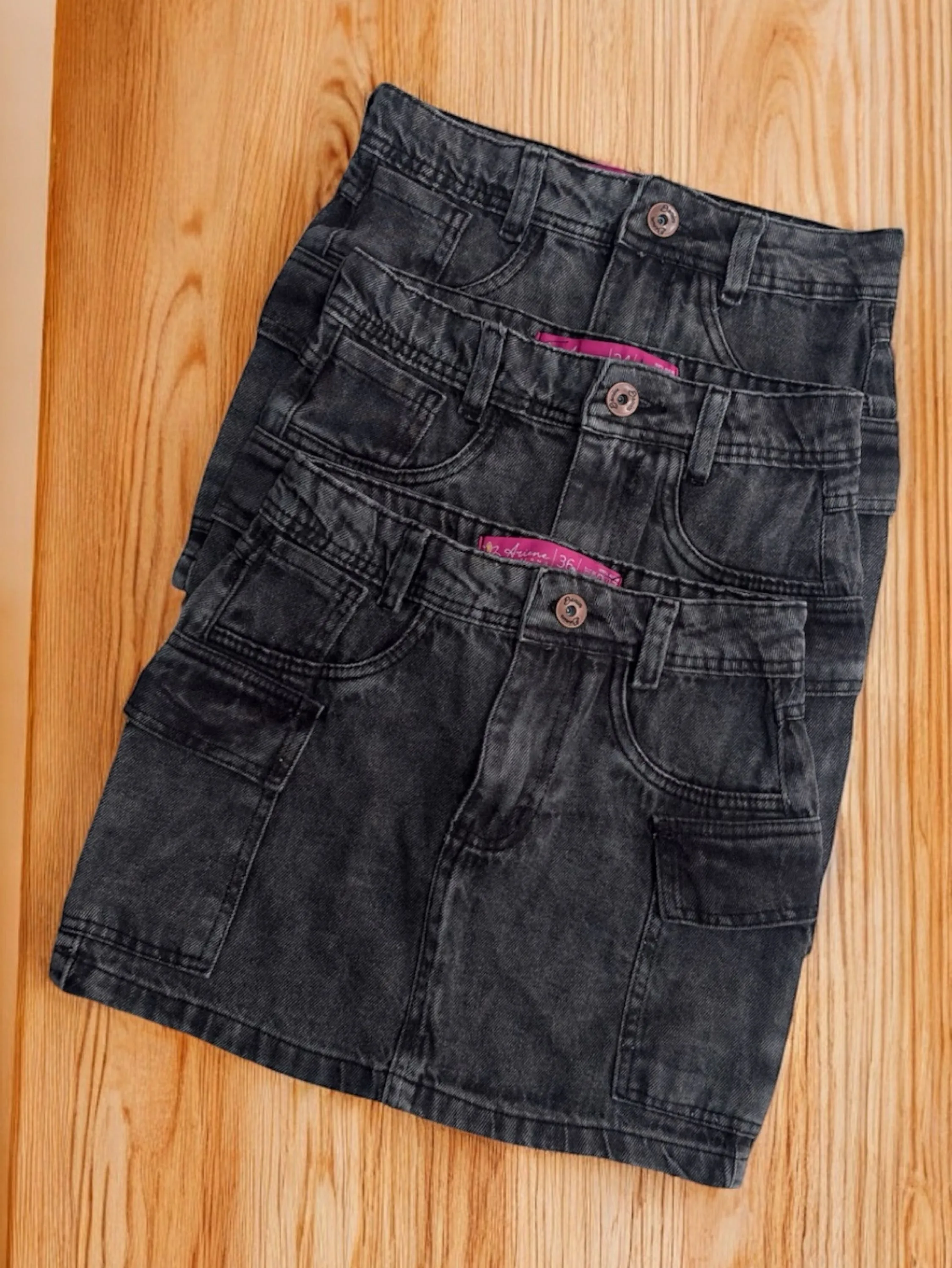 Saia cargo grafite com bolso