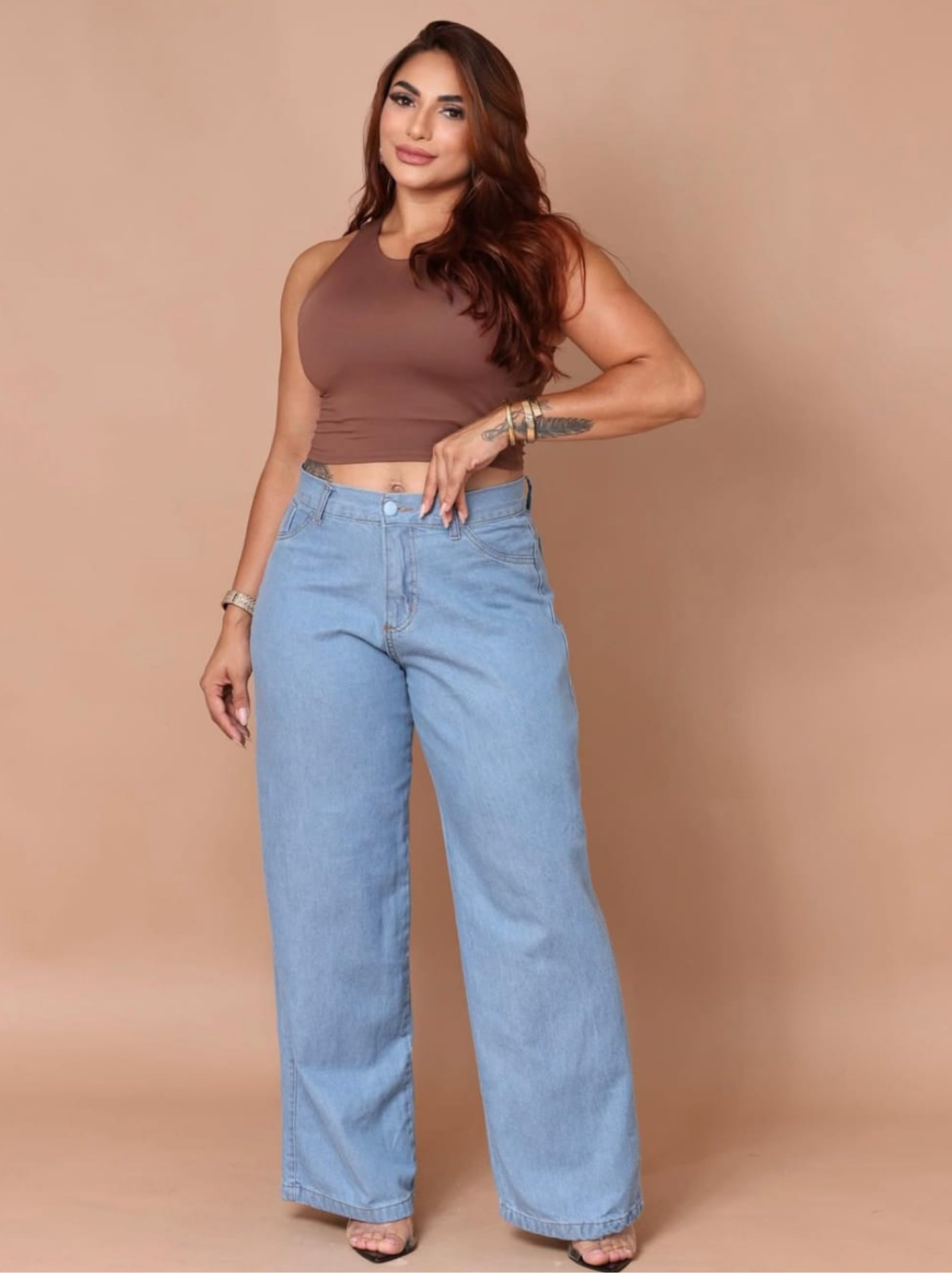 Calça Wide Leg