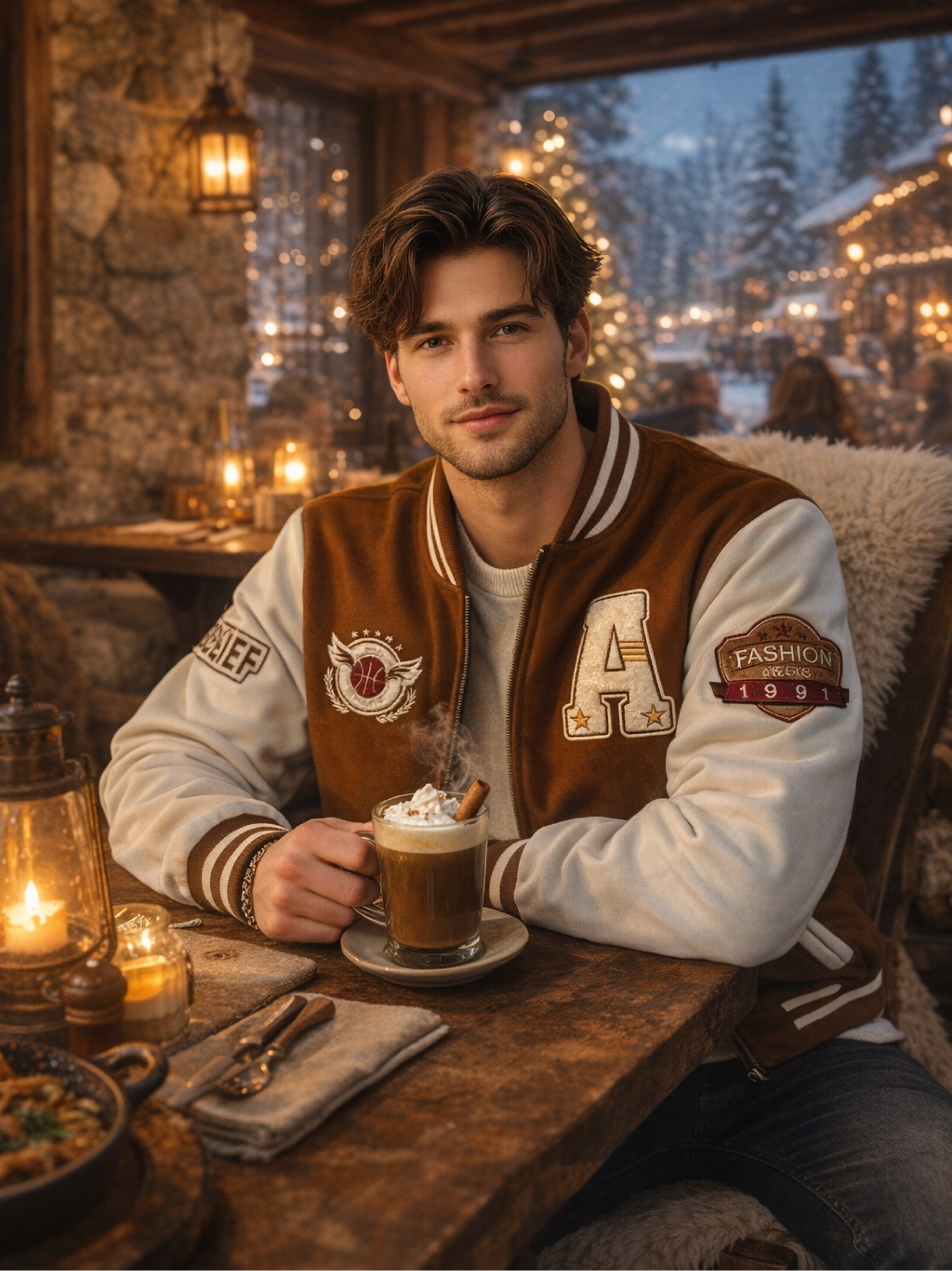 Jaqueta suede masculina