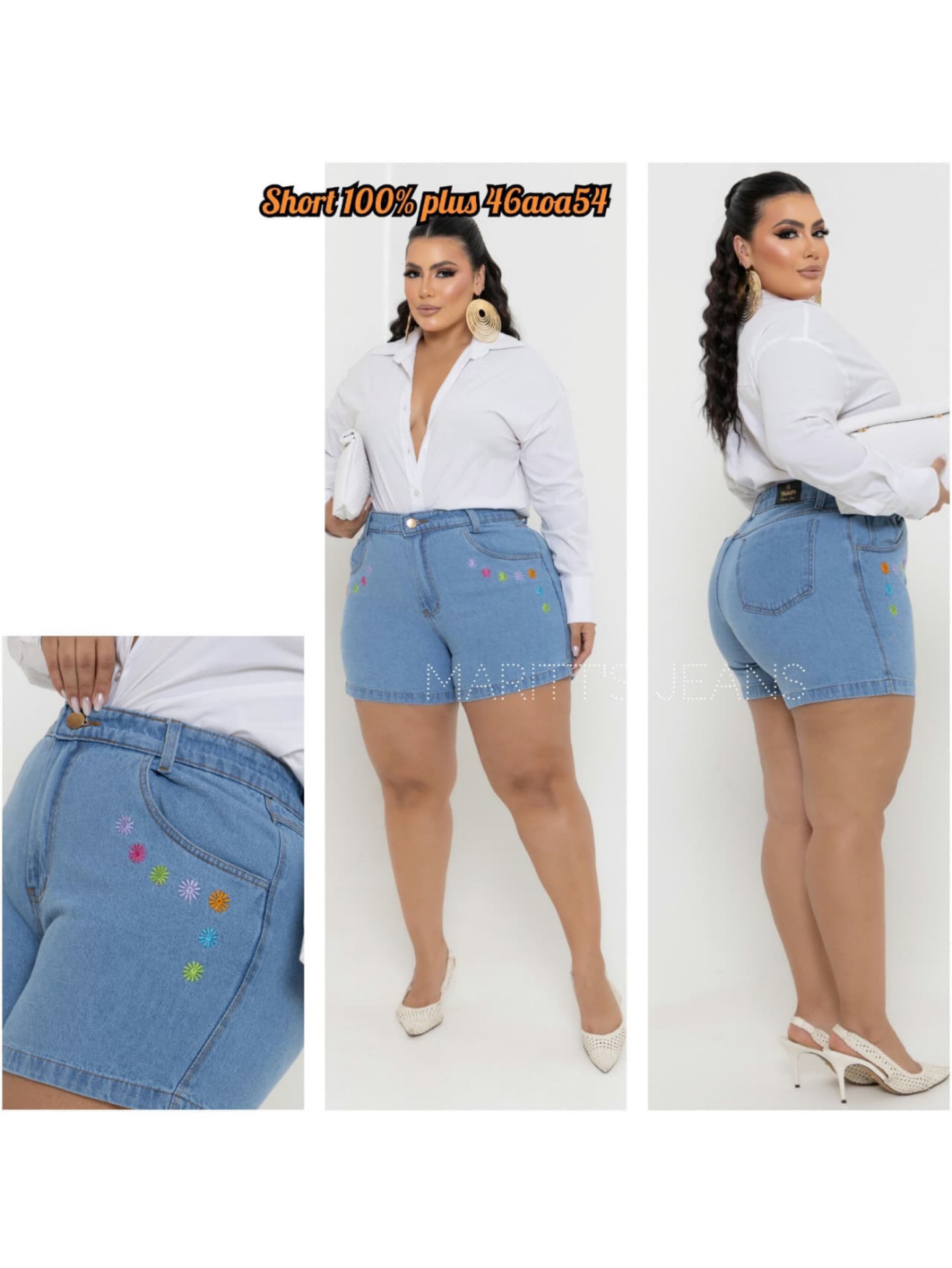 Shorts 100% Jeans Plus