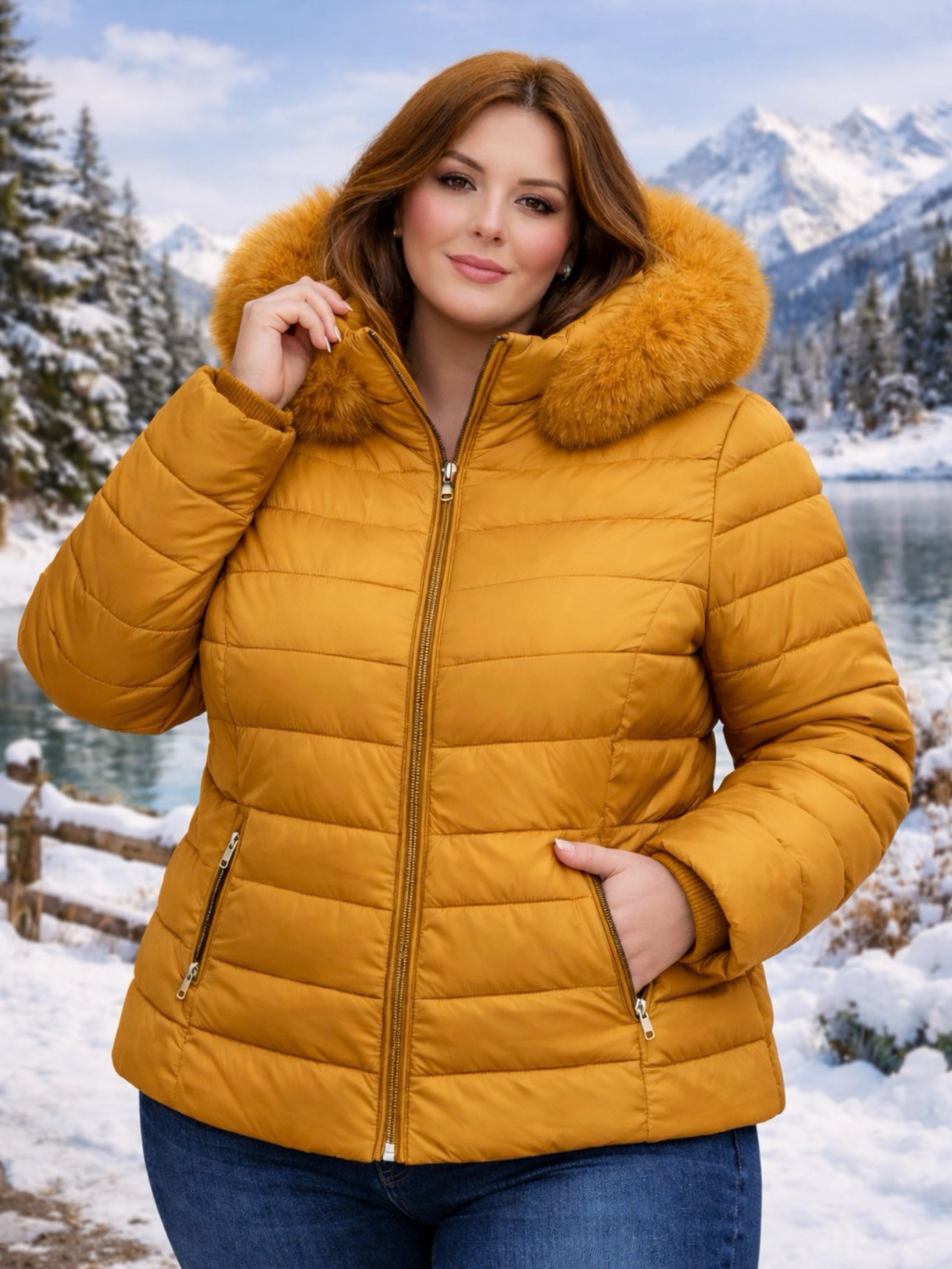 Jaqueta gominho forrada feminina plus size