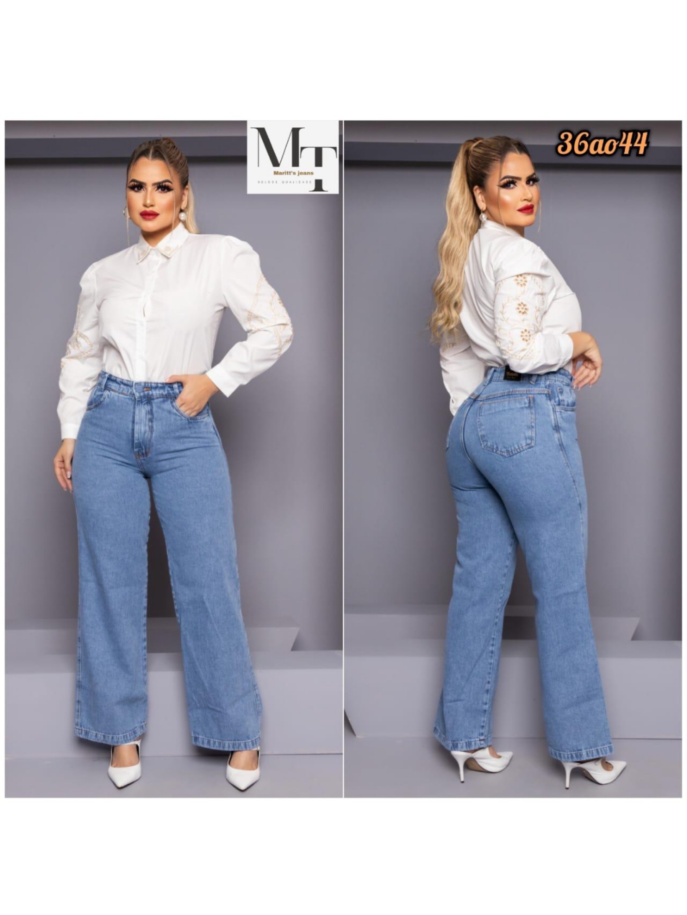 Calça Wide Leg