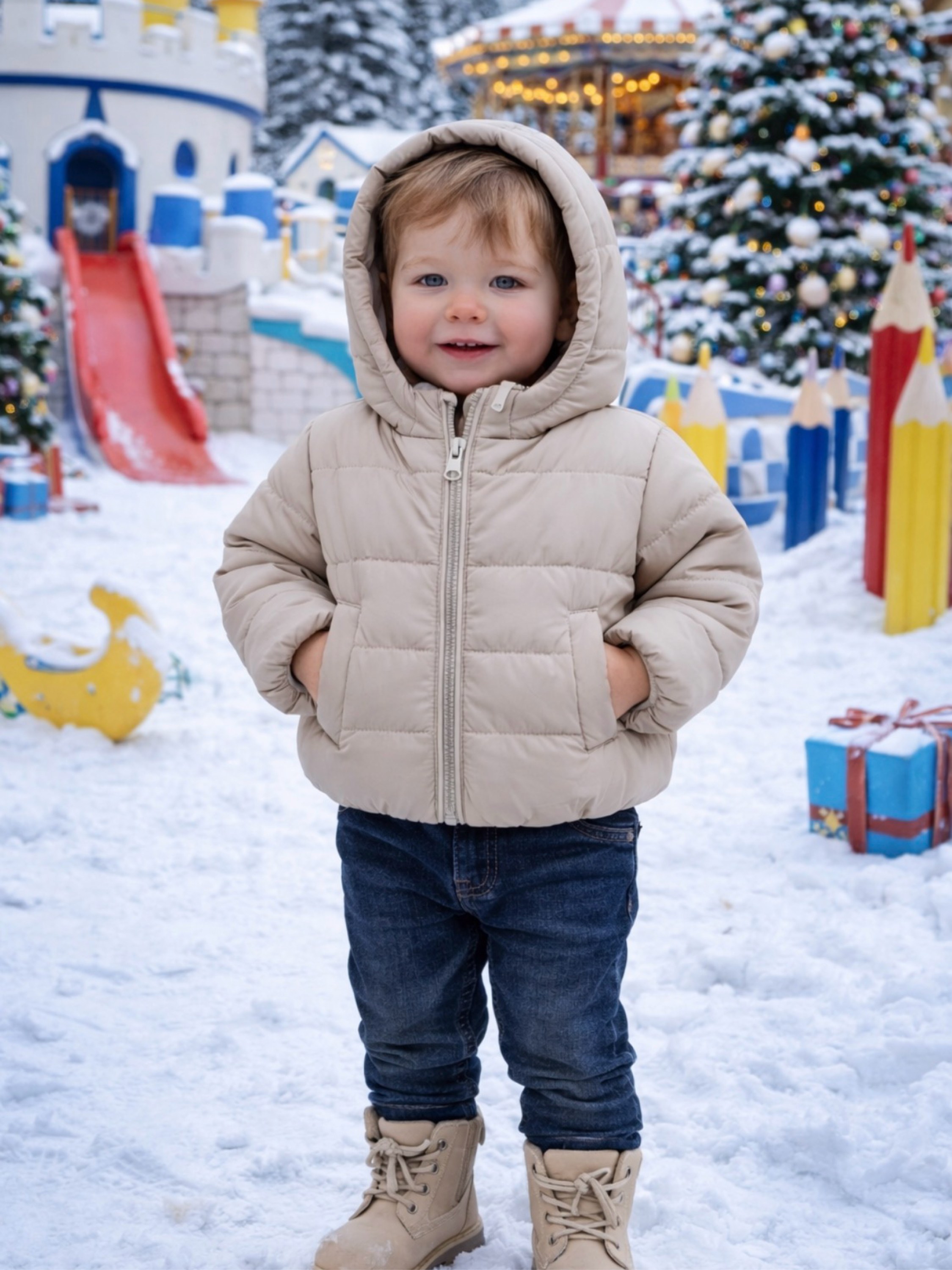 Jaqueta nylon infantil menino