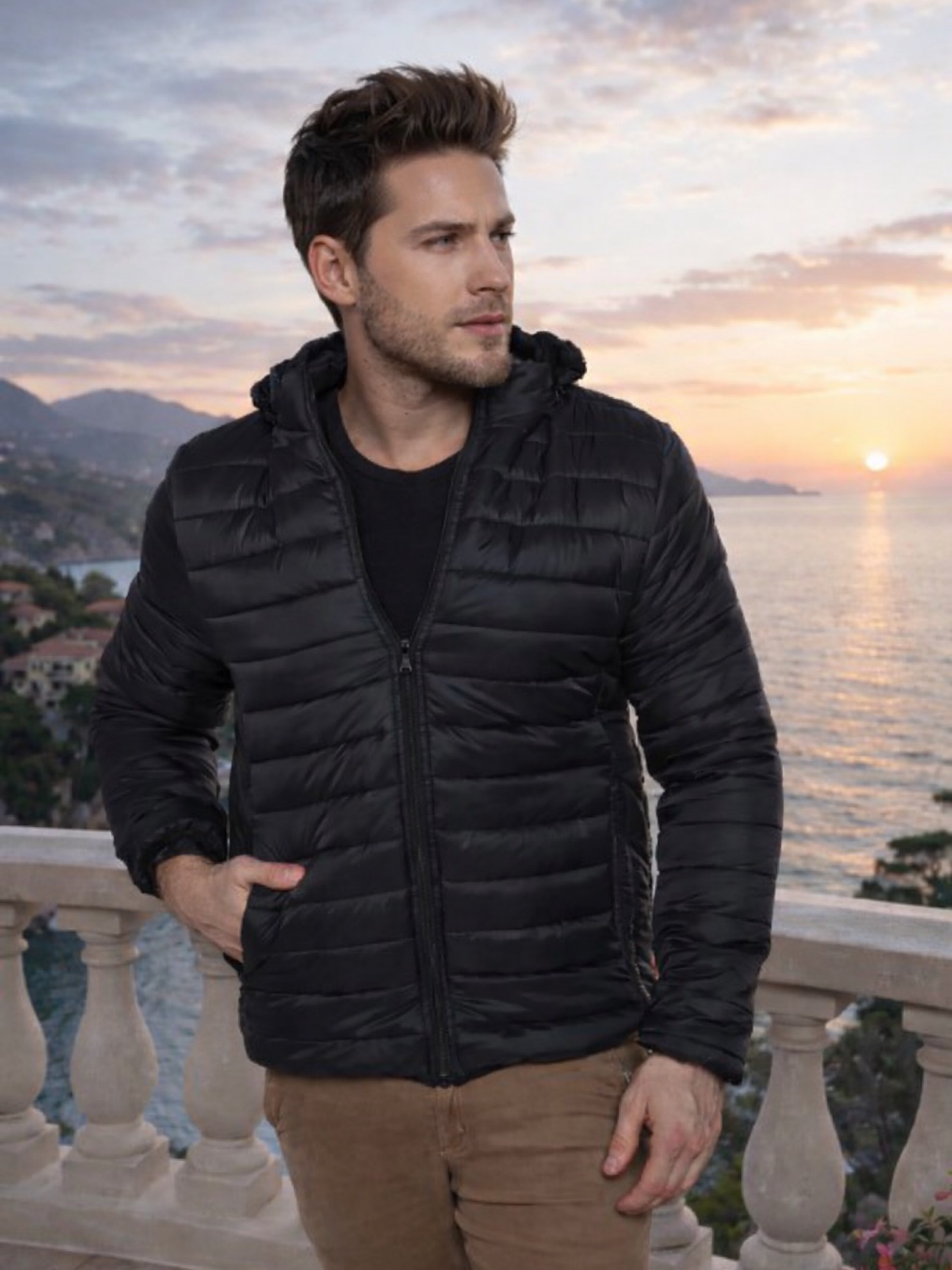 Jaqueta gominho forrada masculina