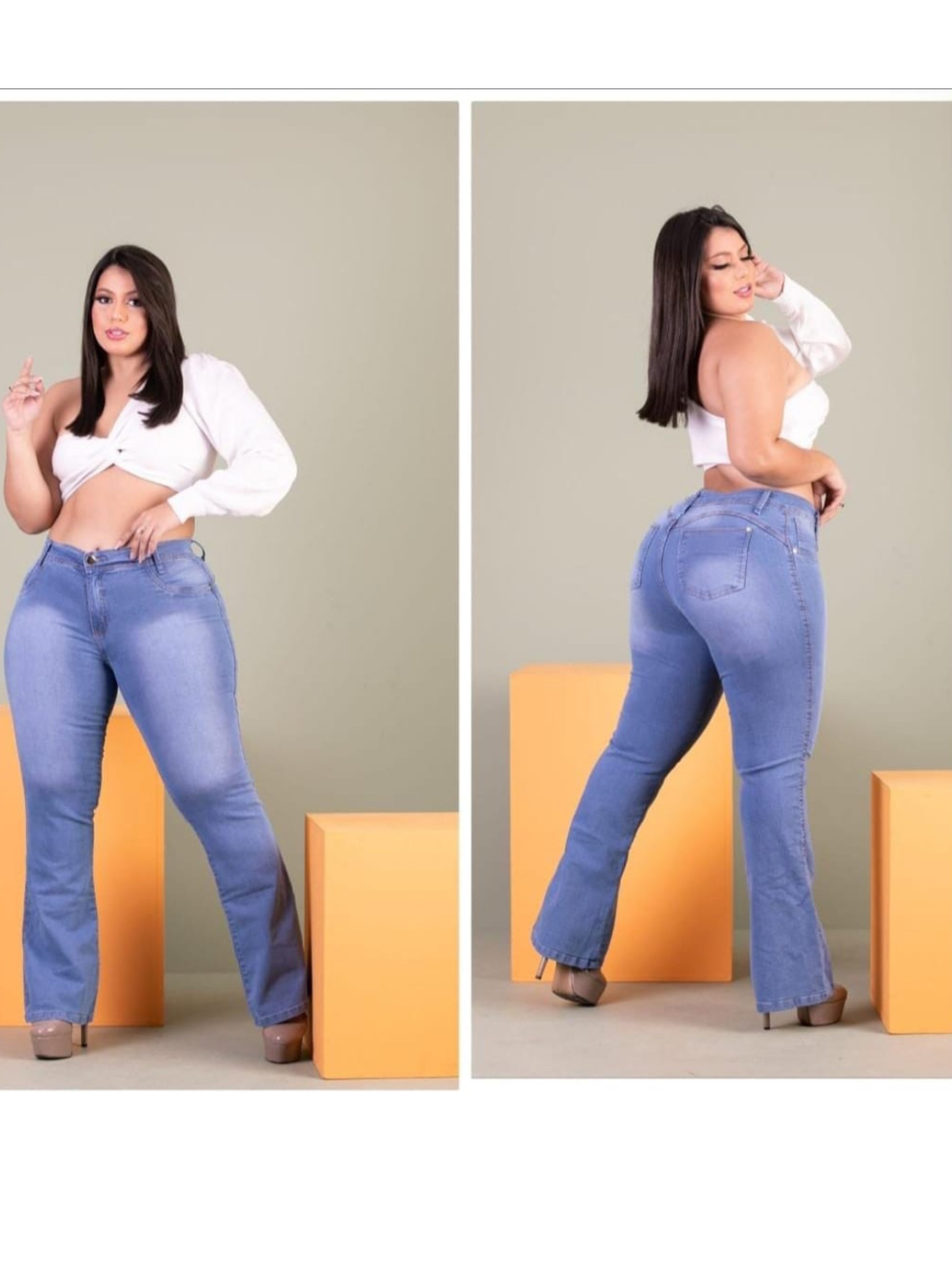 Calça Flare Plus