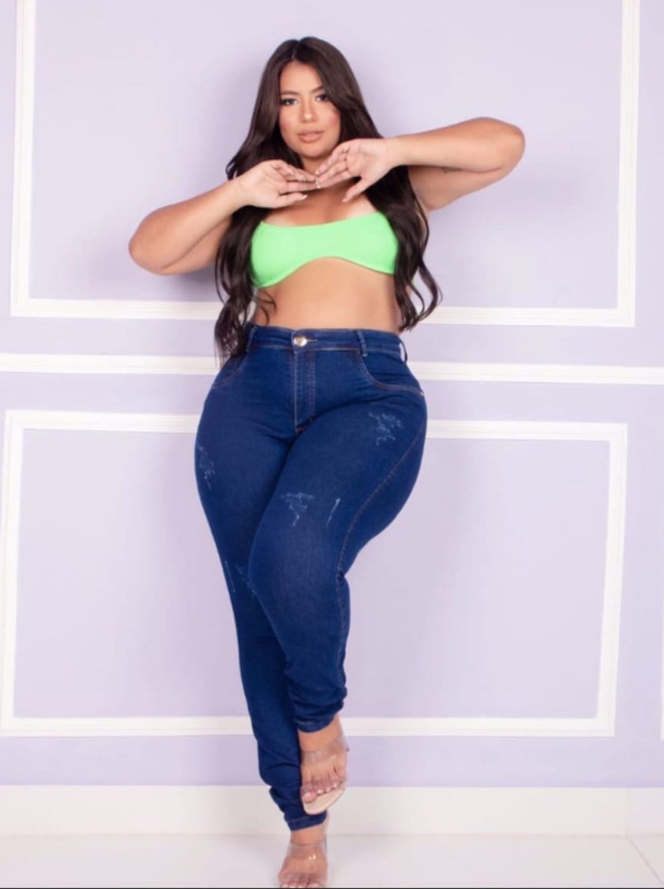 Calça Skinny Plus