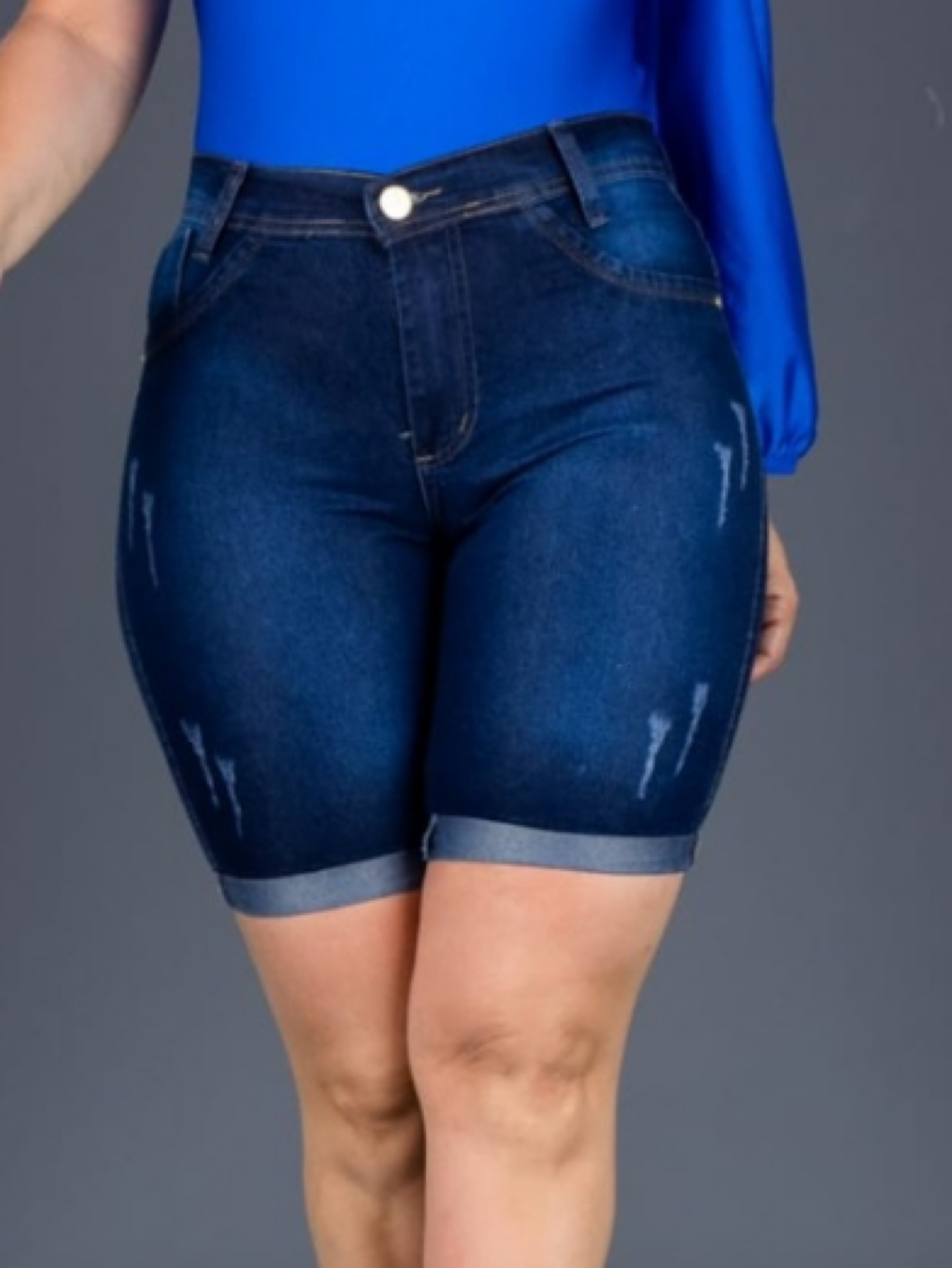 Bermuda Pedal com barrinha dobrada