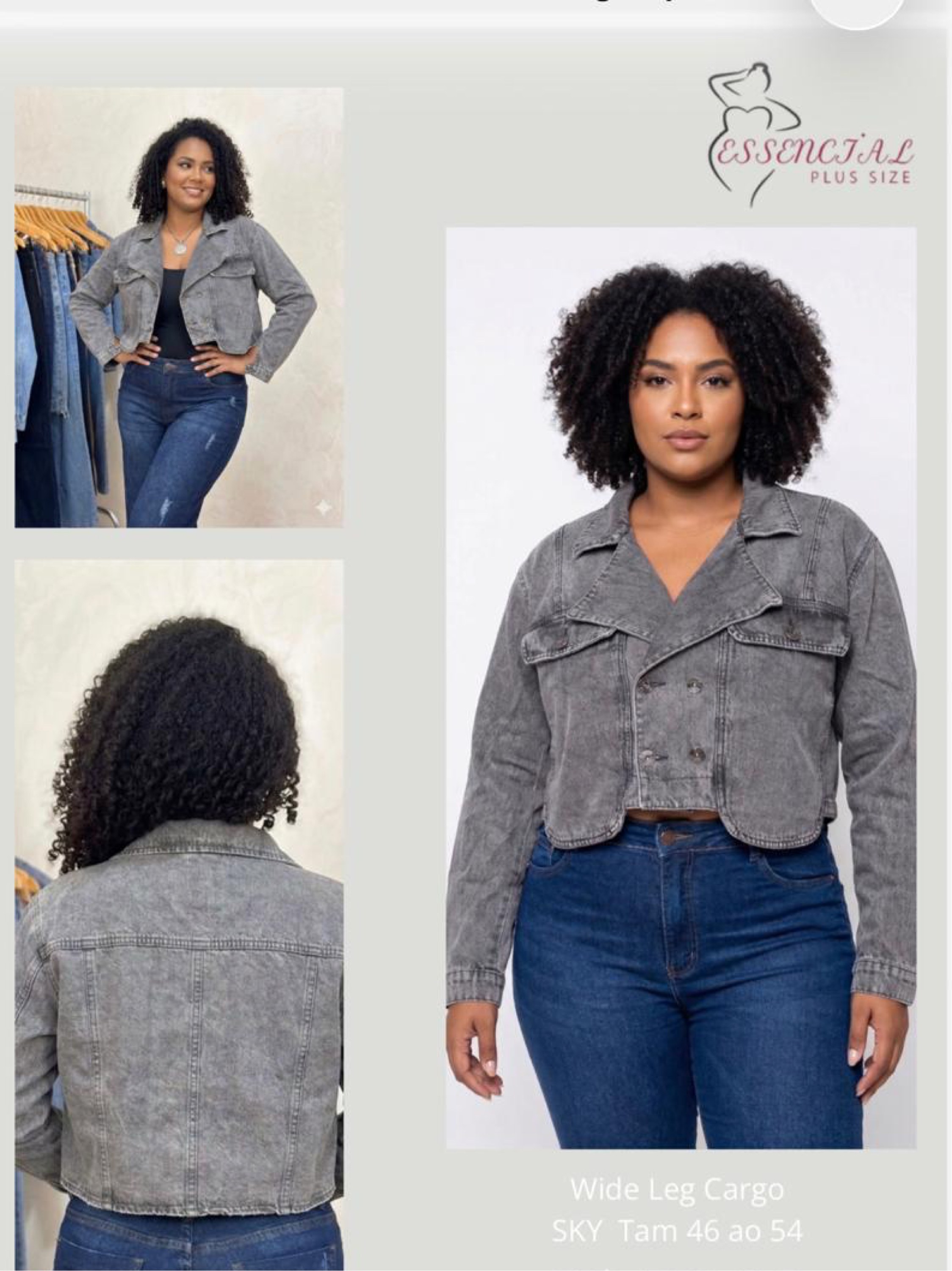 Jaqueta 100% Jeans Plus