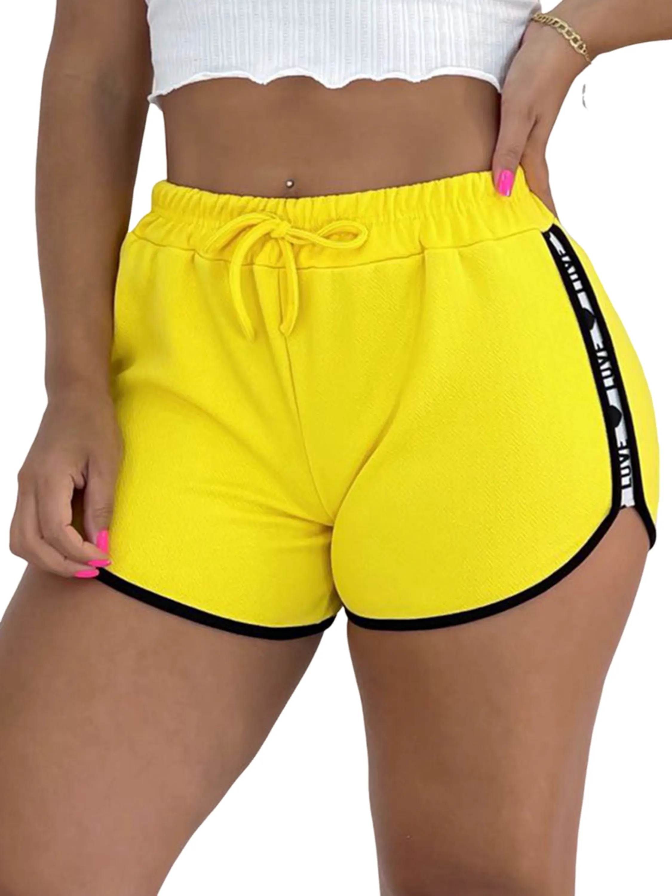 Short Malha Love Feminina