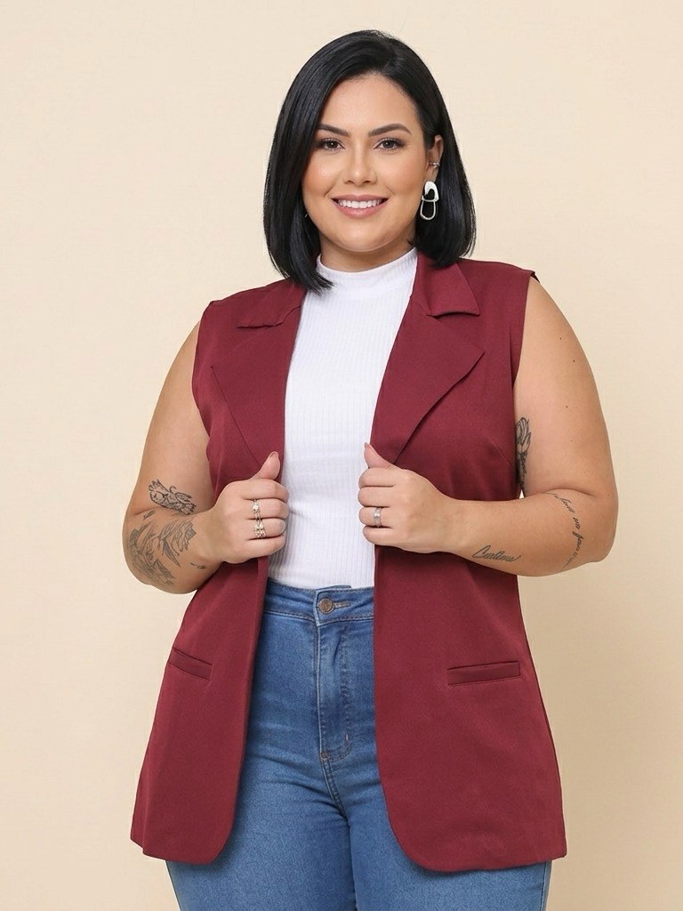 (Colete Neoprene Plus Size Feminina)**